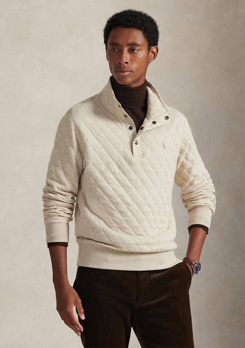 Polo Ralph Lauren Quilted Double-Knit Jersey Pullover | Belk