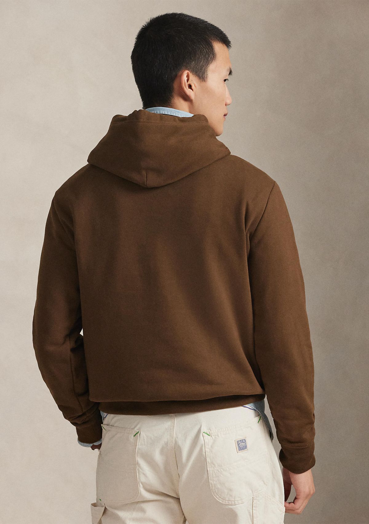 Mens RL Fleece Western-Logo Hoodie