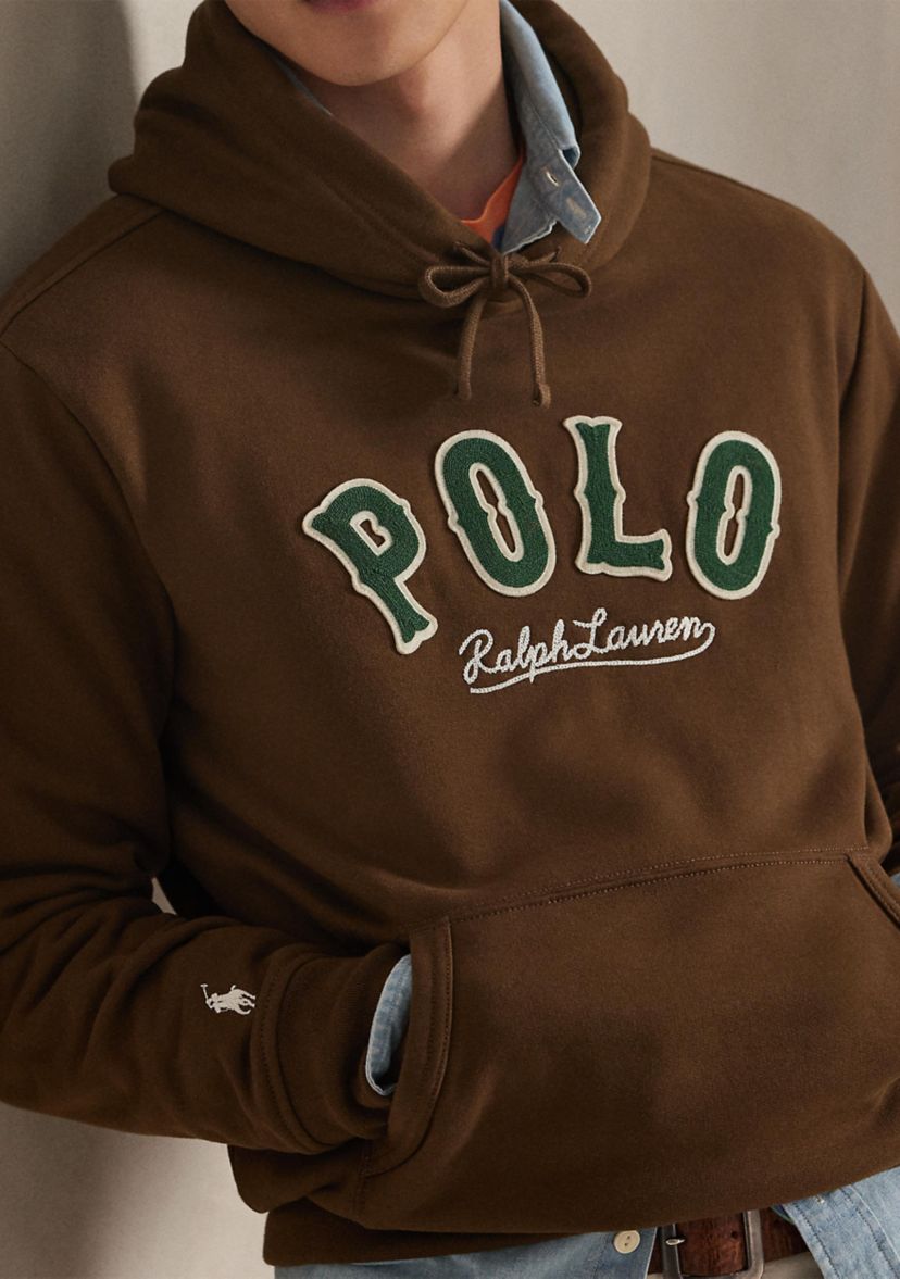 Mens RL Fleece Western-Logo Hoodie