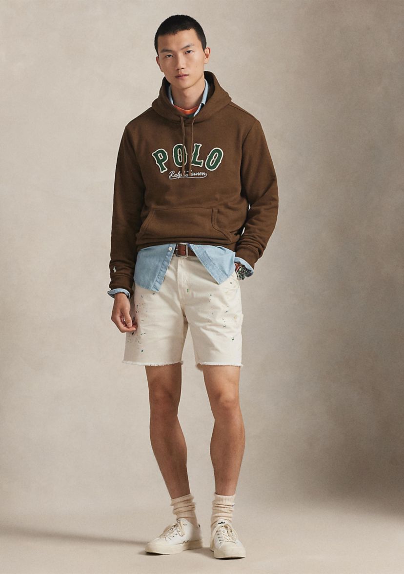 Mens RL Fleece Western-Logo Hoodie