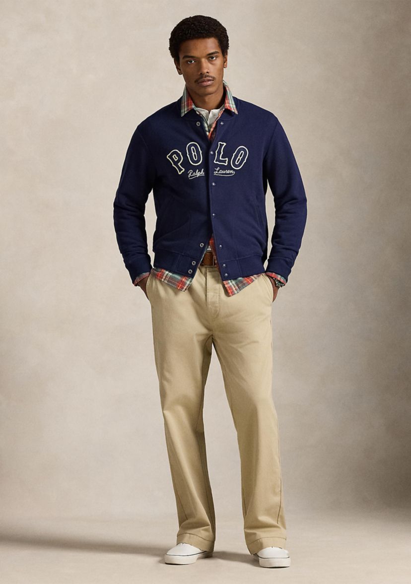 Mens RL Fleece Western-Logo Jacket