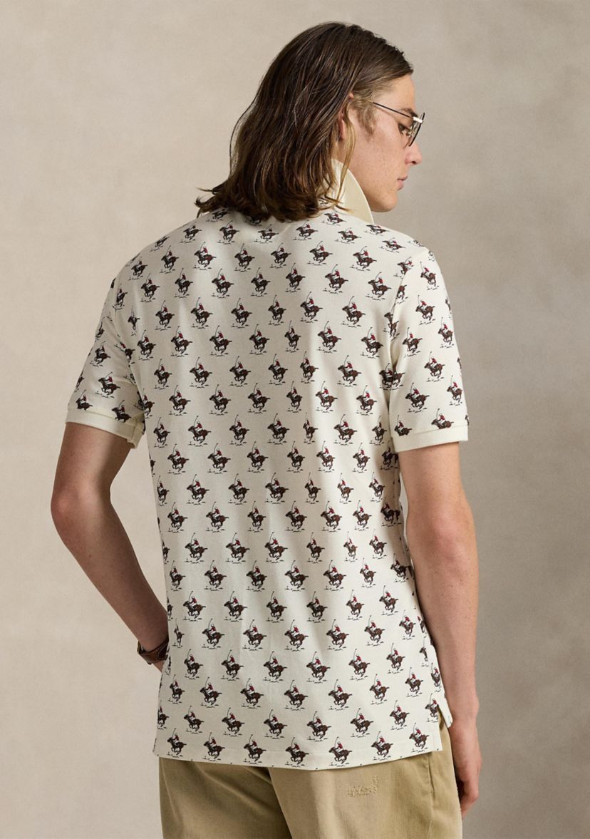Classic Fit Equestrian Mesh Polo Shirt