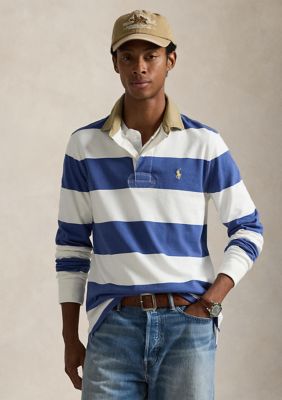 Polo Ralph Lauren Men's Classic Fit Khaki-Collar Rugby Shirt | Belk