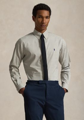 Polo Ralph Lauren Men's Classic Fit Performance Twill Shirt, Medium