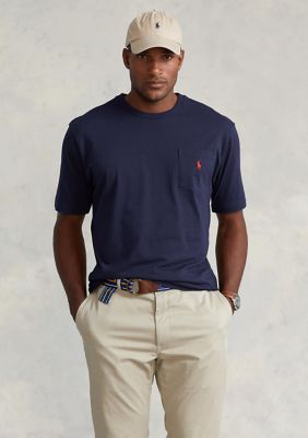 Polo Ralph Lauren Big & Tall Polo Bear Jersey T-Shirt, Navy at
