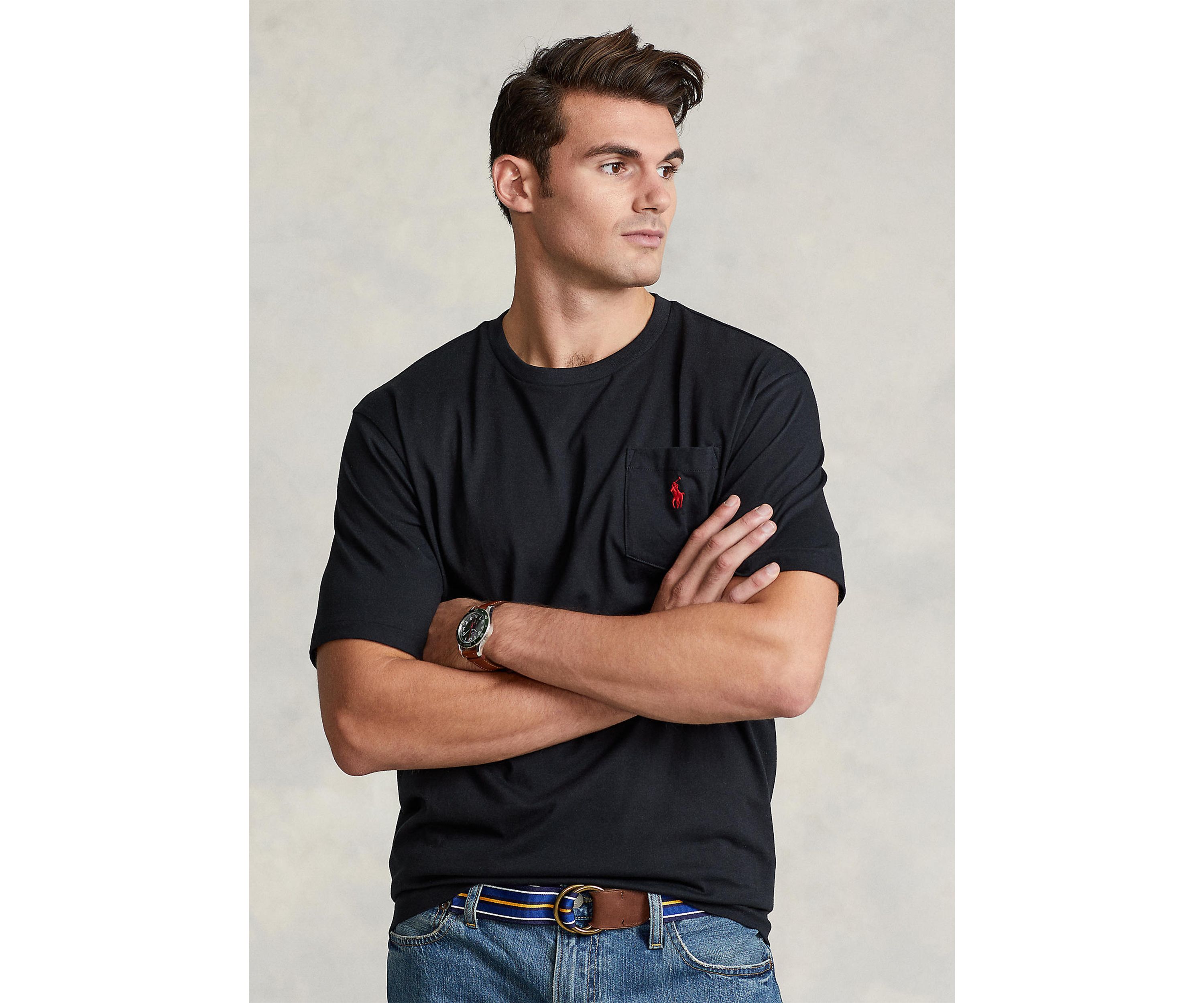 Big & Tall Classic-Fit Pocket Crewneck T-Shirt