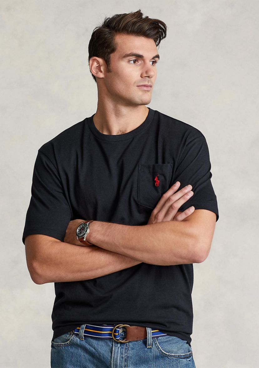 Big & Tall Classic-Fit Pocket Crewneck T-Shirt