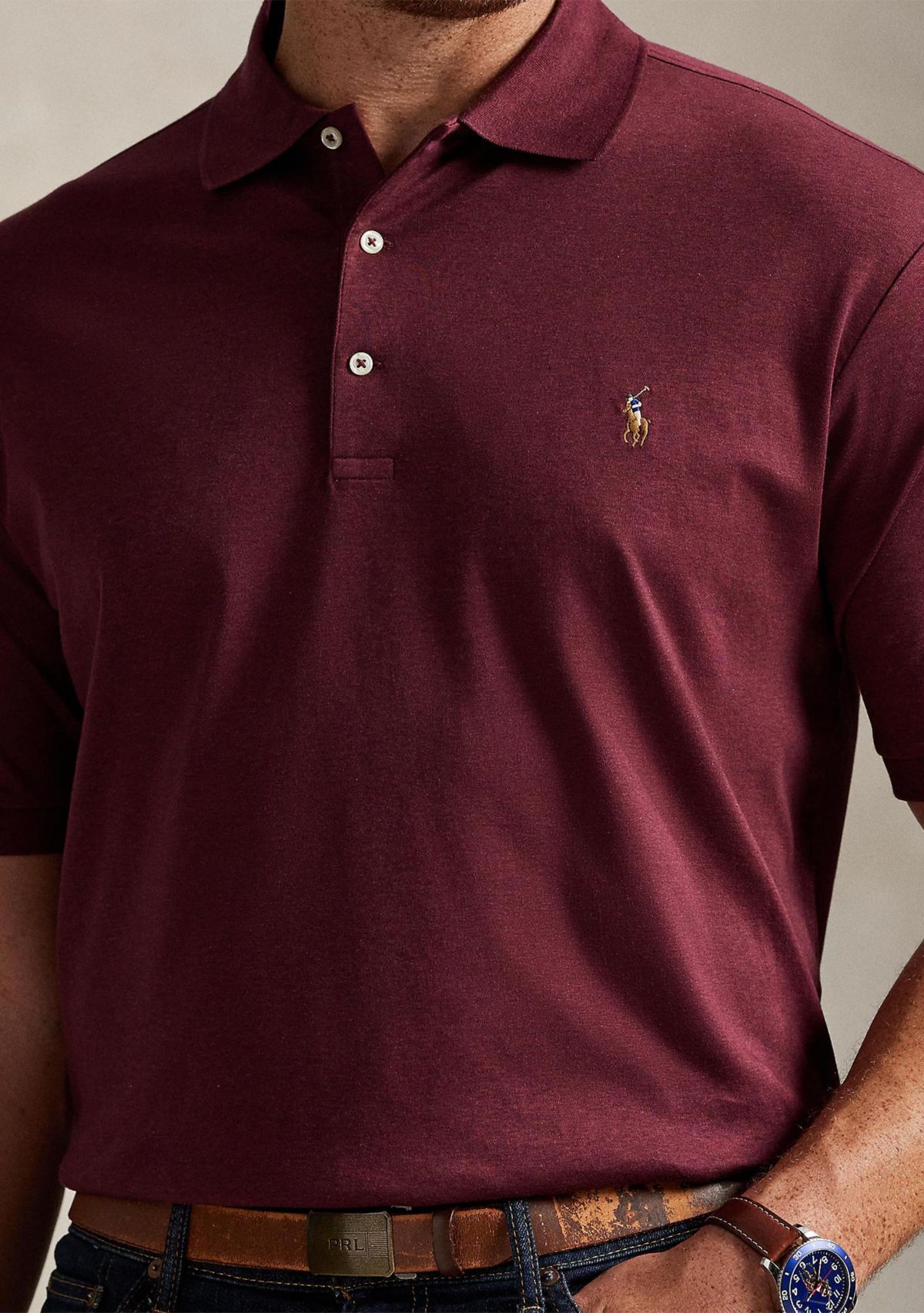 Big & Tall Soft Cotton Polo Shirt