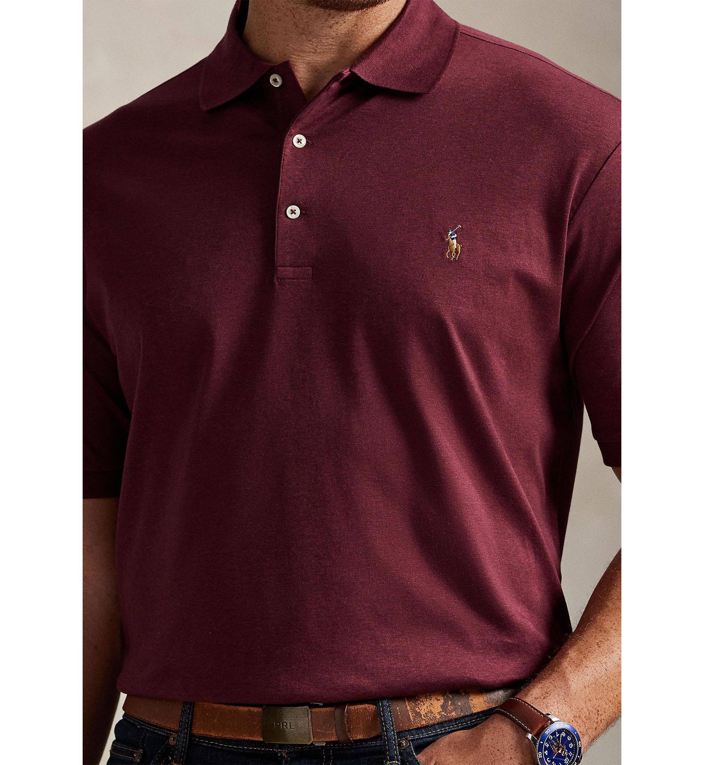 Big & Tall Soft Cotton Polo Shirt