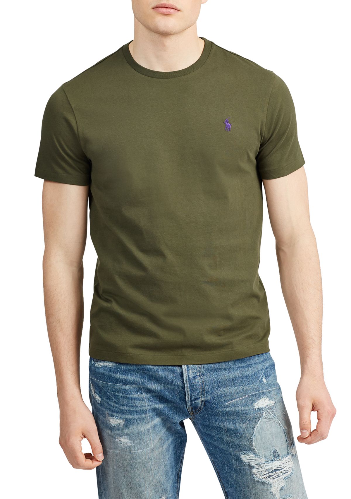 Big & Tall Jersey Crewneck T-Shirt