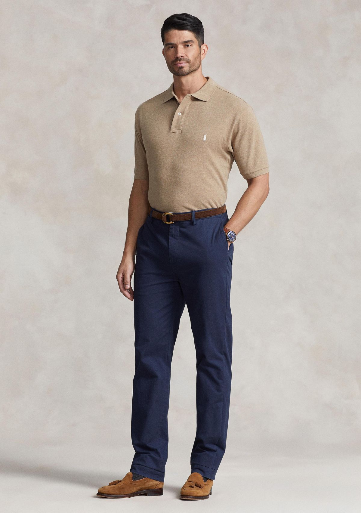 Big & Tall Classic Fit Mesh Polo Shirt