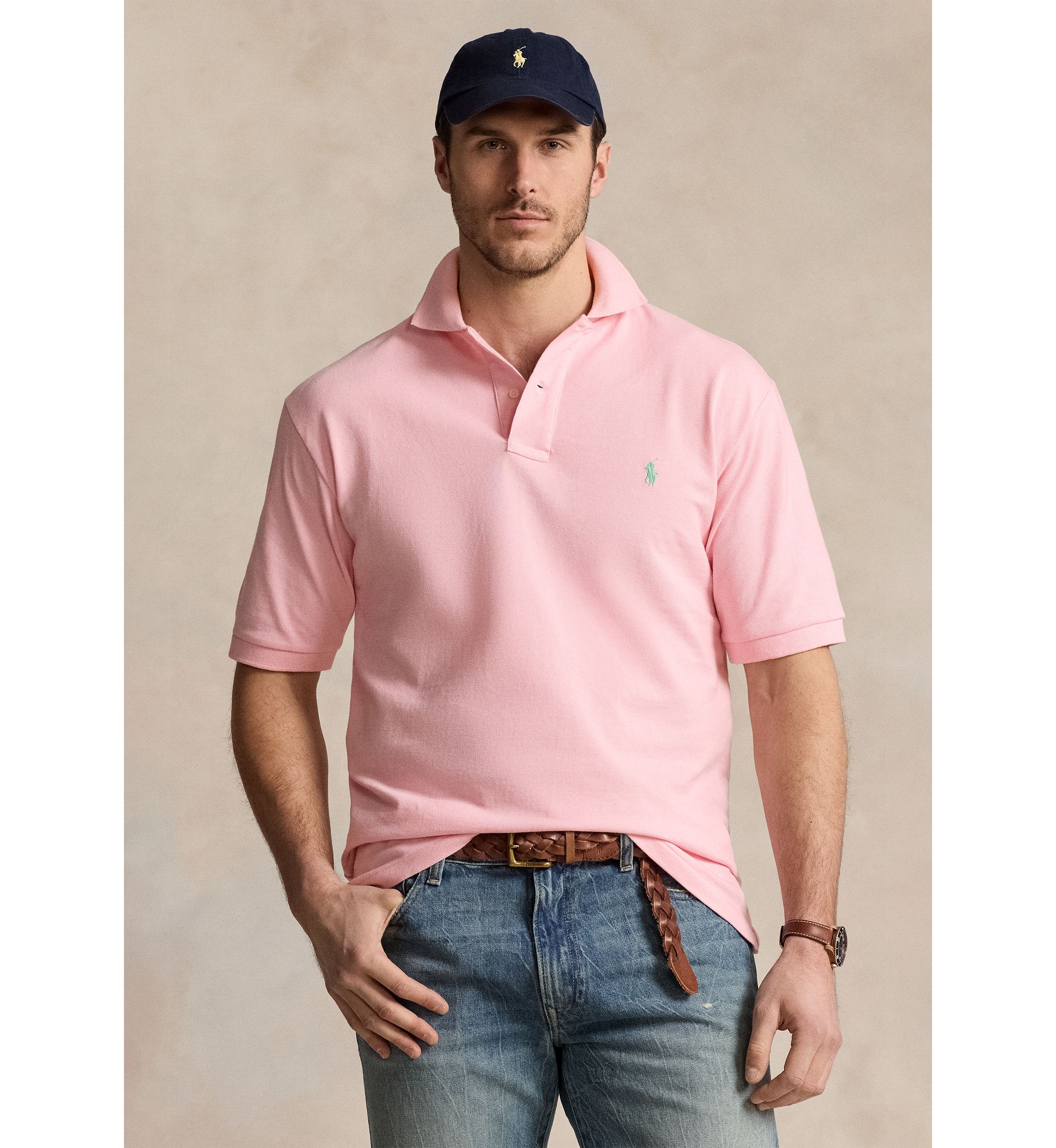 Big & Tall The Iconic Mesh Polo Shirt