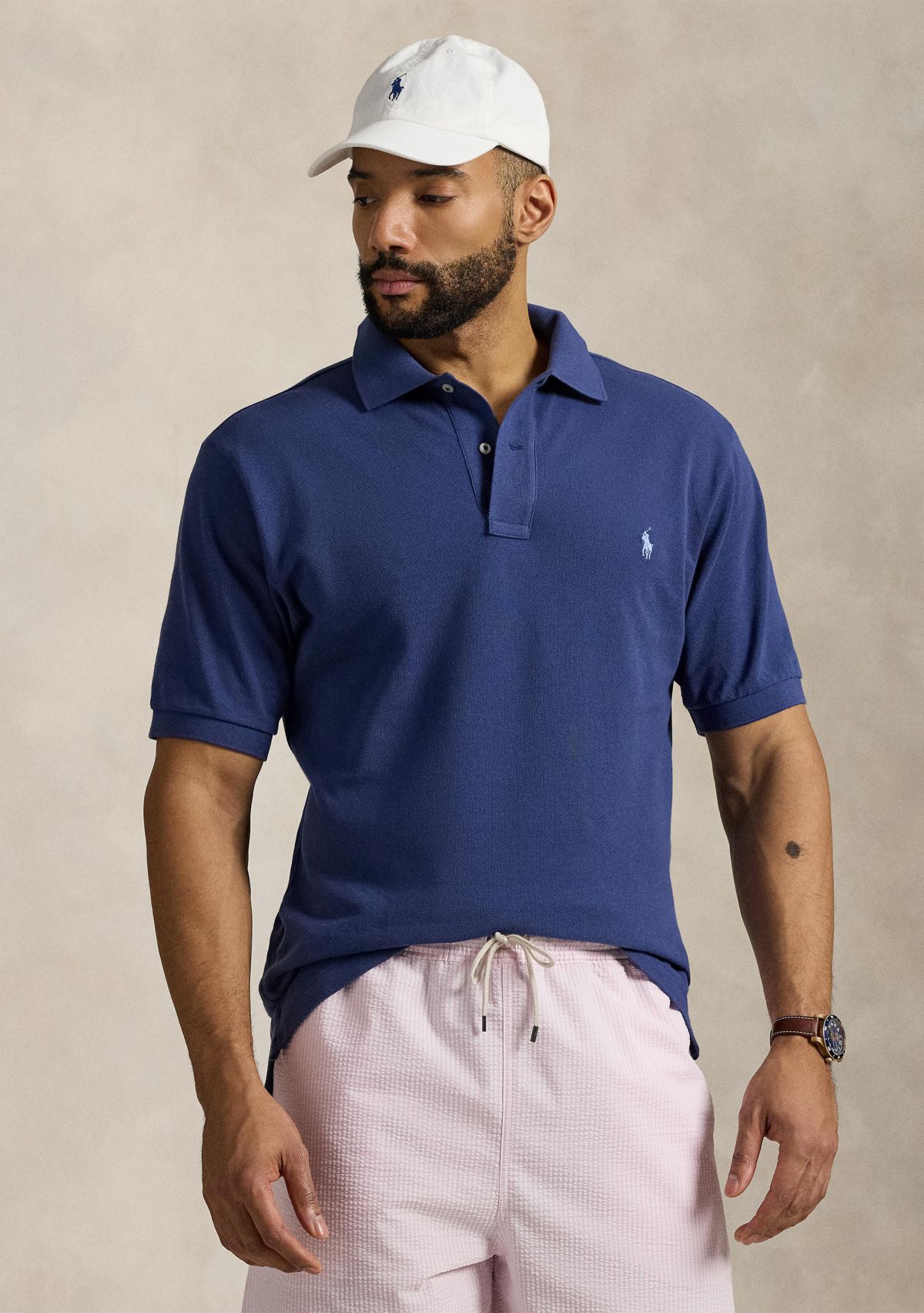 Big & Tall Mesh Polo Shirt