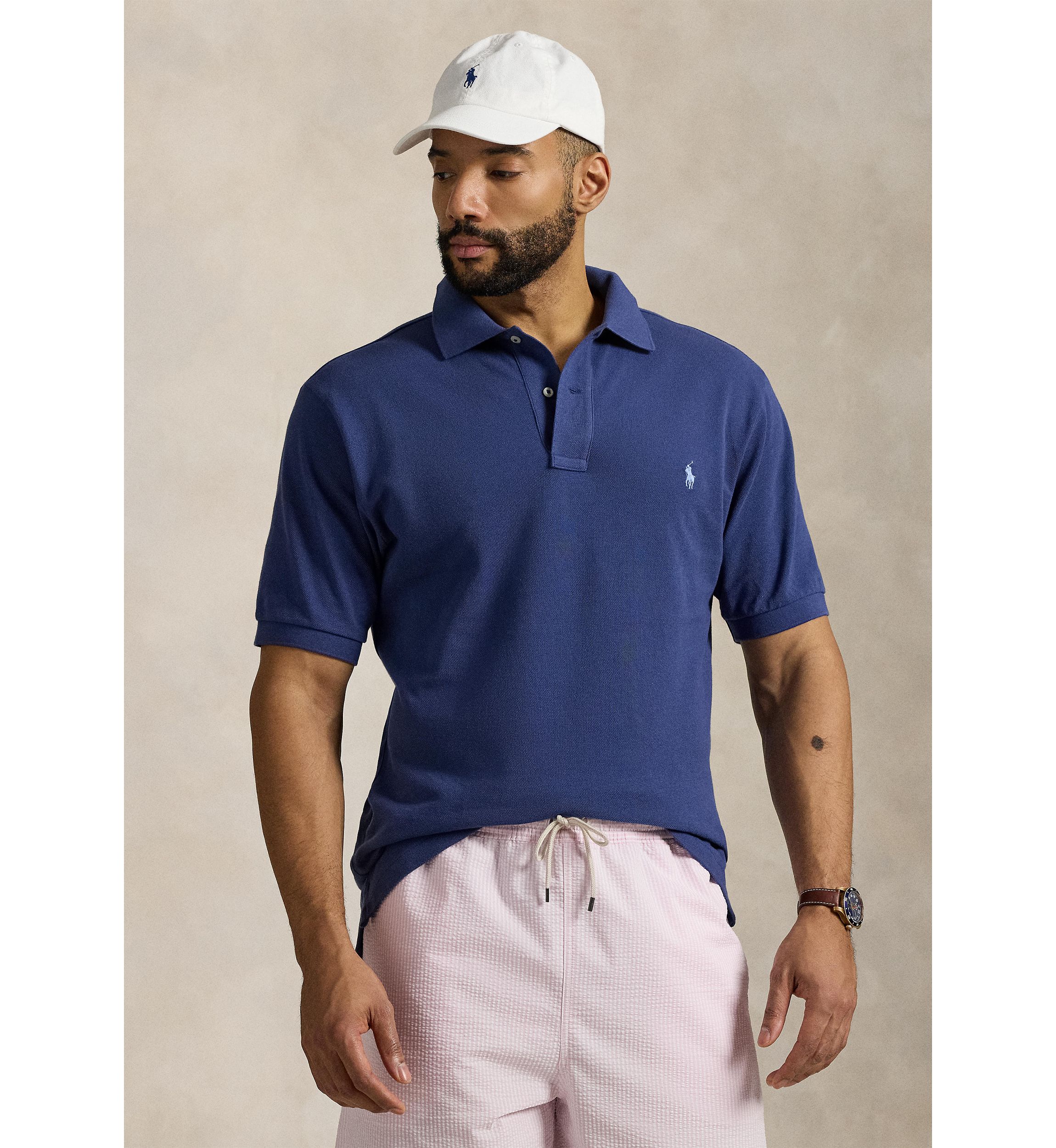 Big & Tall Mesh Polo Shirt