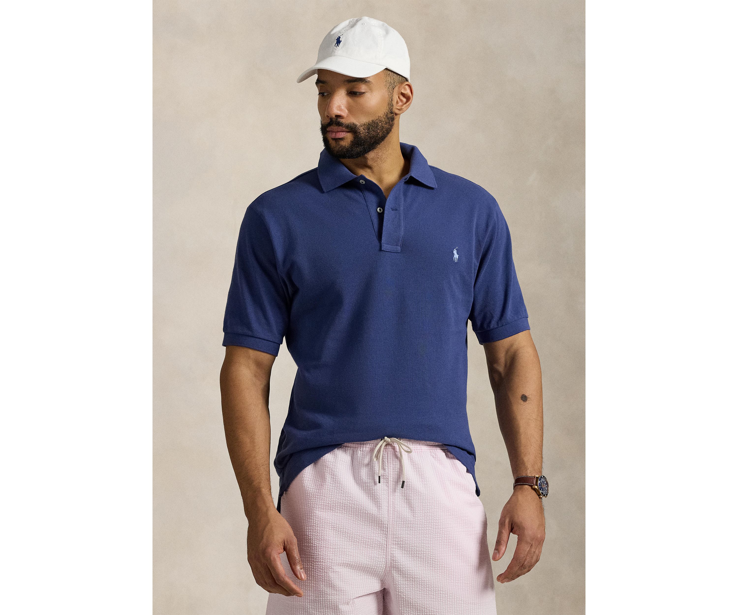 Big & Tall Mesh Polo Shirt