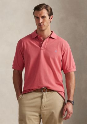 Polo Ralph Lauren Men's Big & Tall The Iconic Mesh Polo Shirt, Red, 4X Big