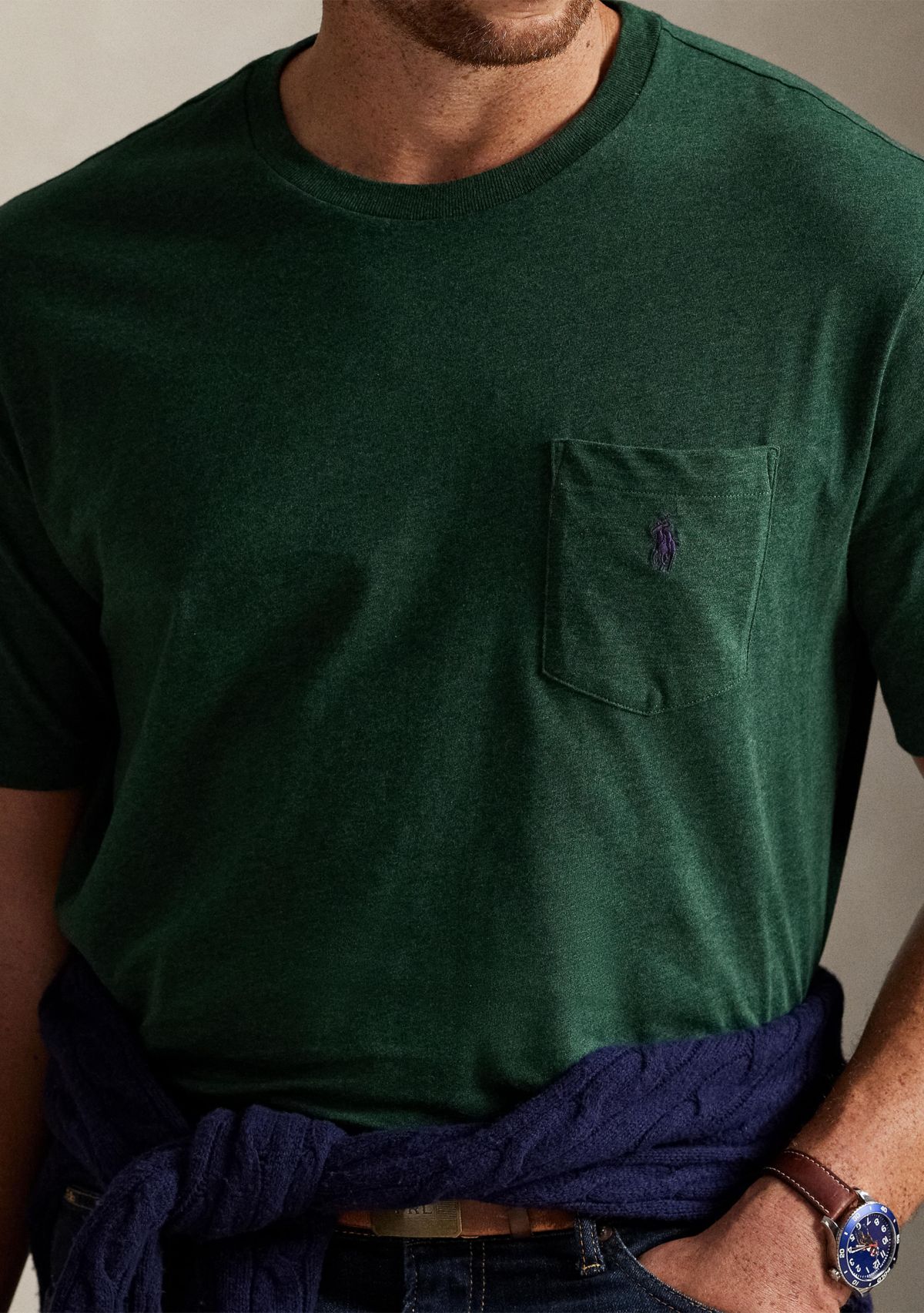 Big & Tall Jersey Pocket T-Shirt