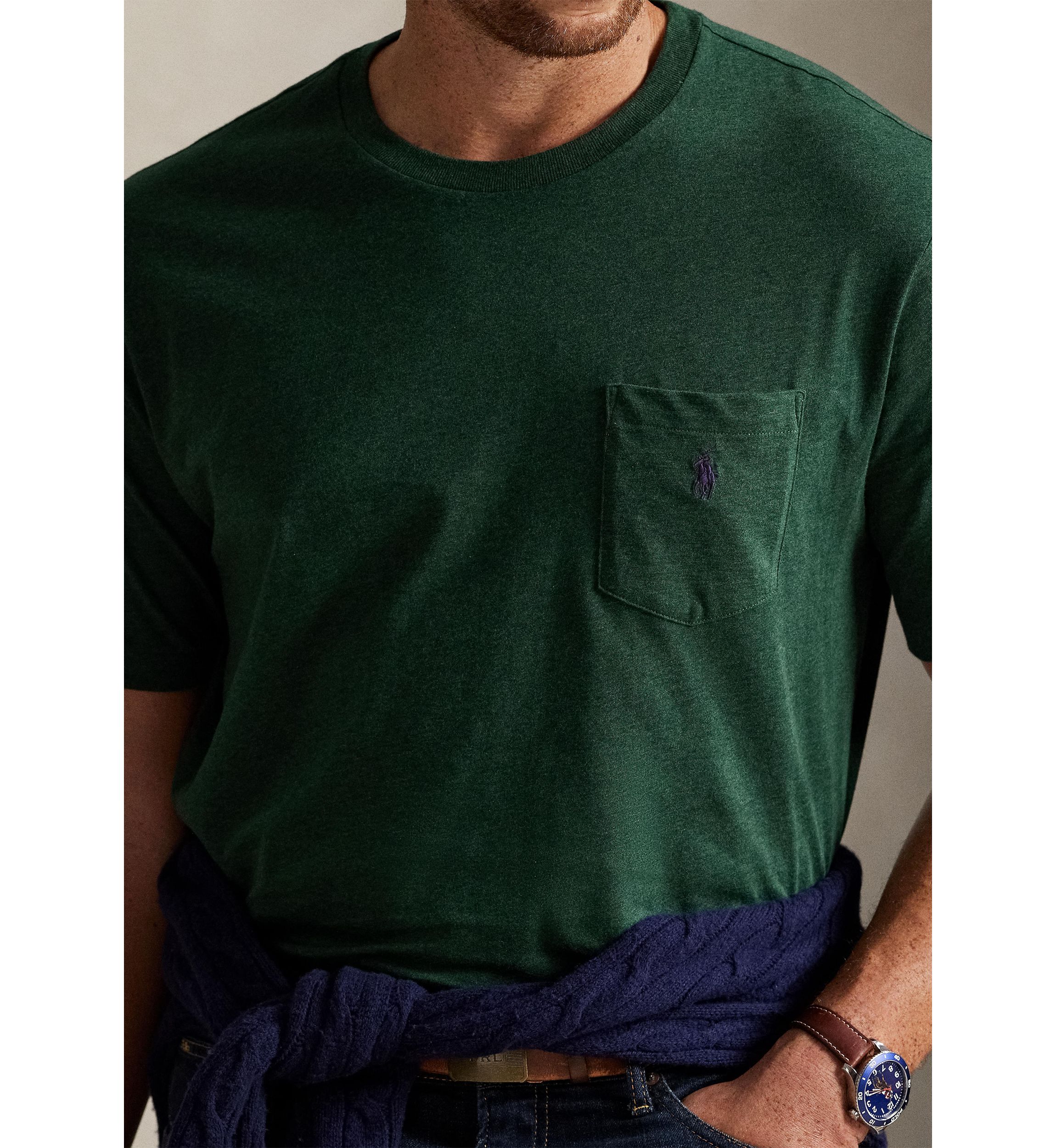 Big & Tall Jersey Pocket T-Shirt