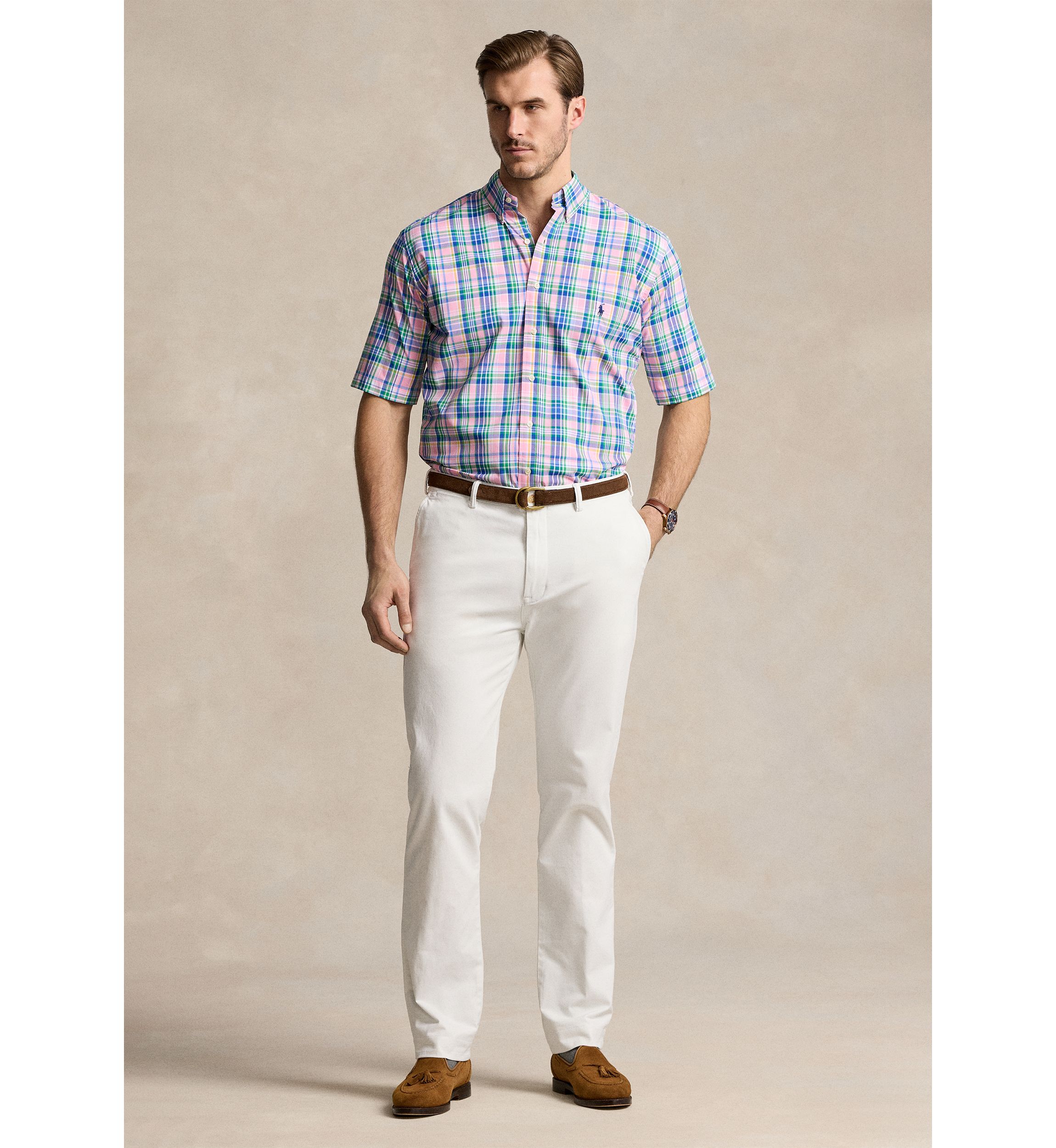 Big & Tall Stretch Classic Fit Chino Pants