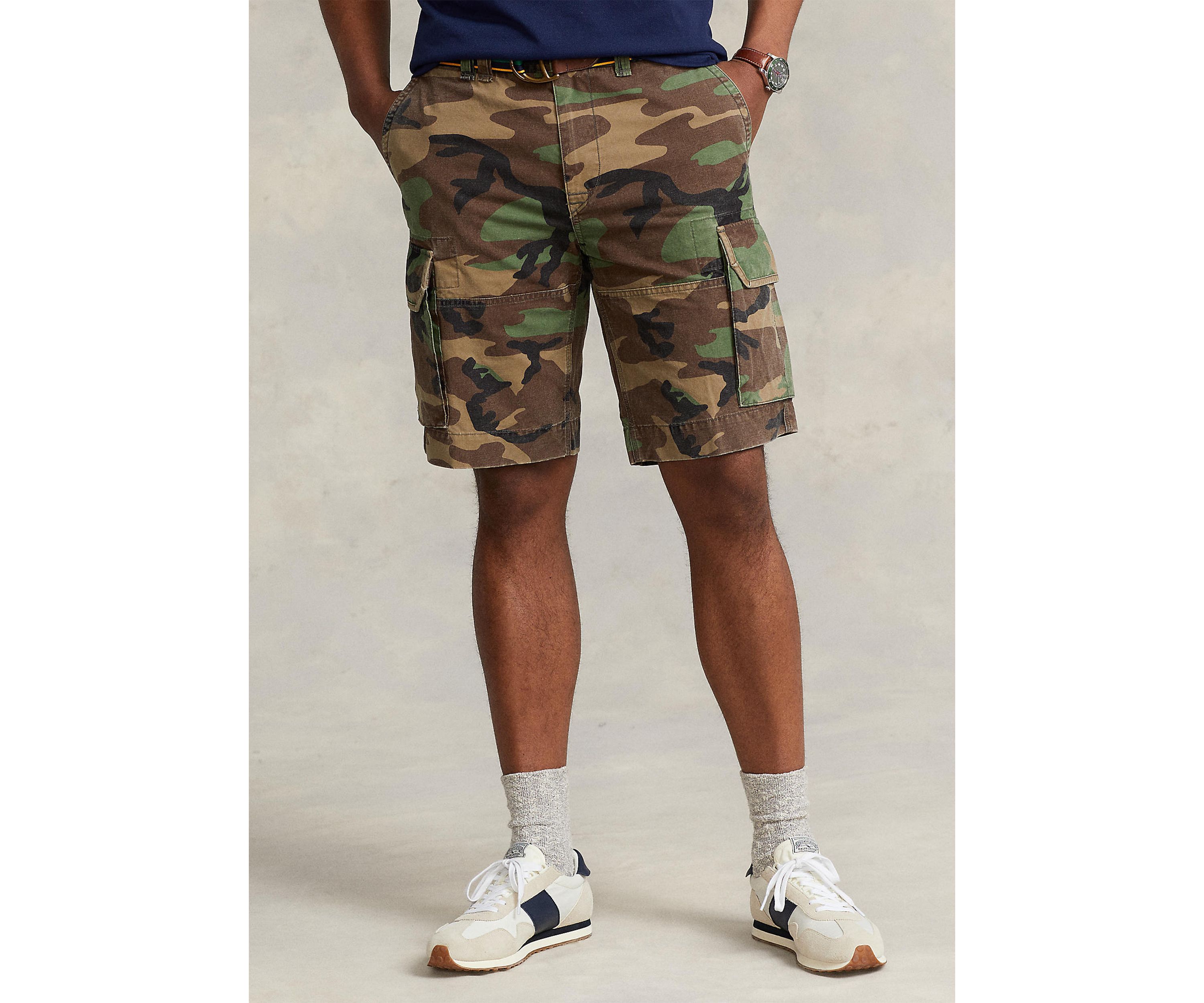Big & Tall Classic Fit Camouflage Cargo Shorts