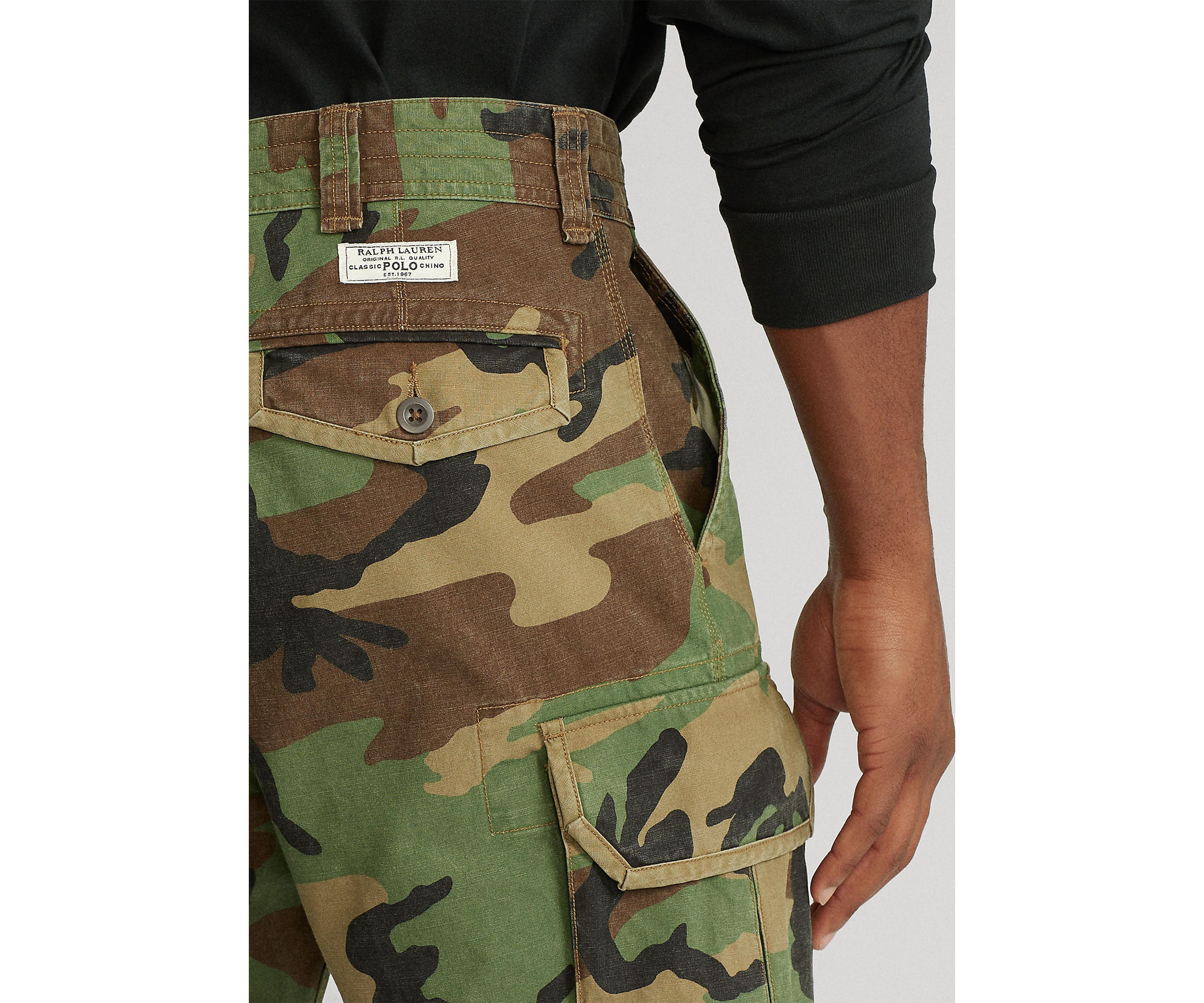Big & Tall Classic Fit Camouflage Cargo Shorts