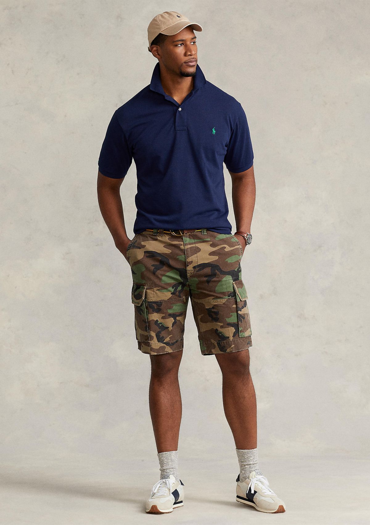 Big & Tall Classic Fit Camouflage Cargo Shorts