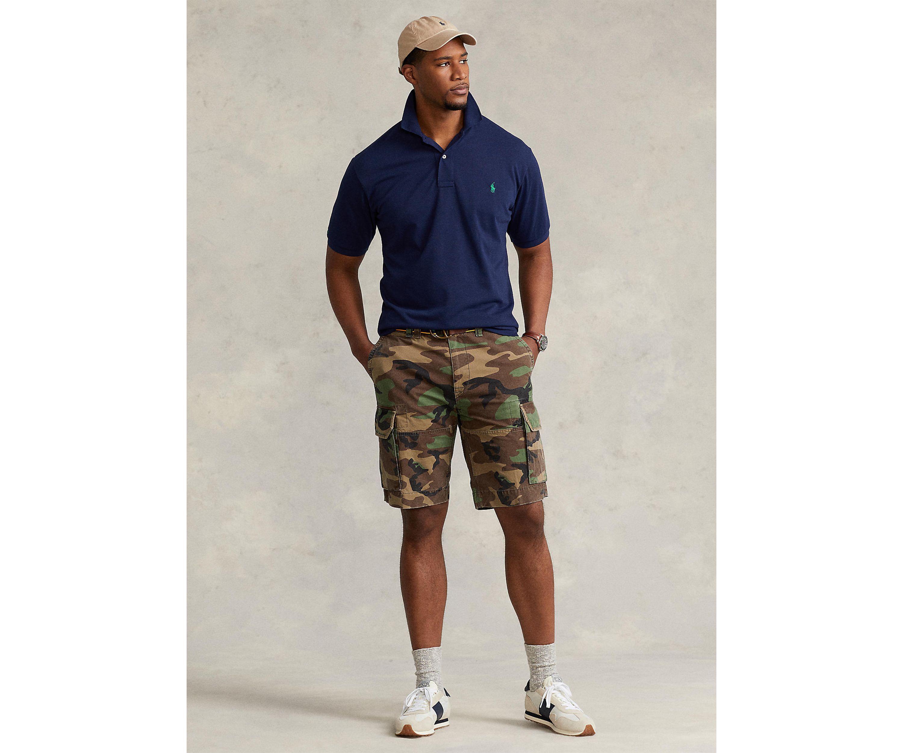 Big & Tall Classic Fit Camouflage Cargo Shorts