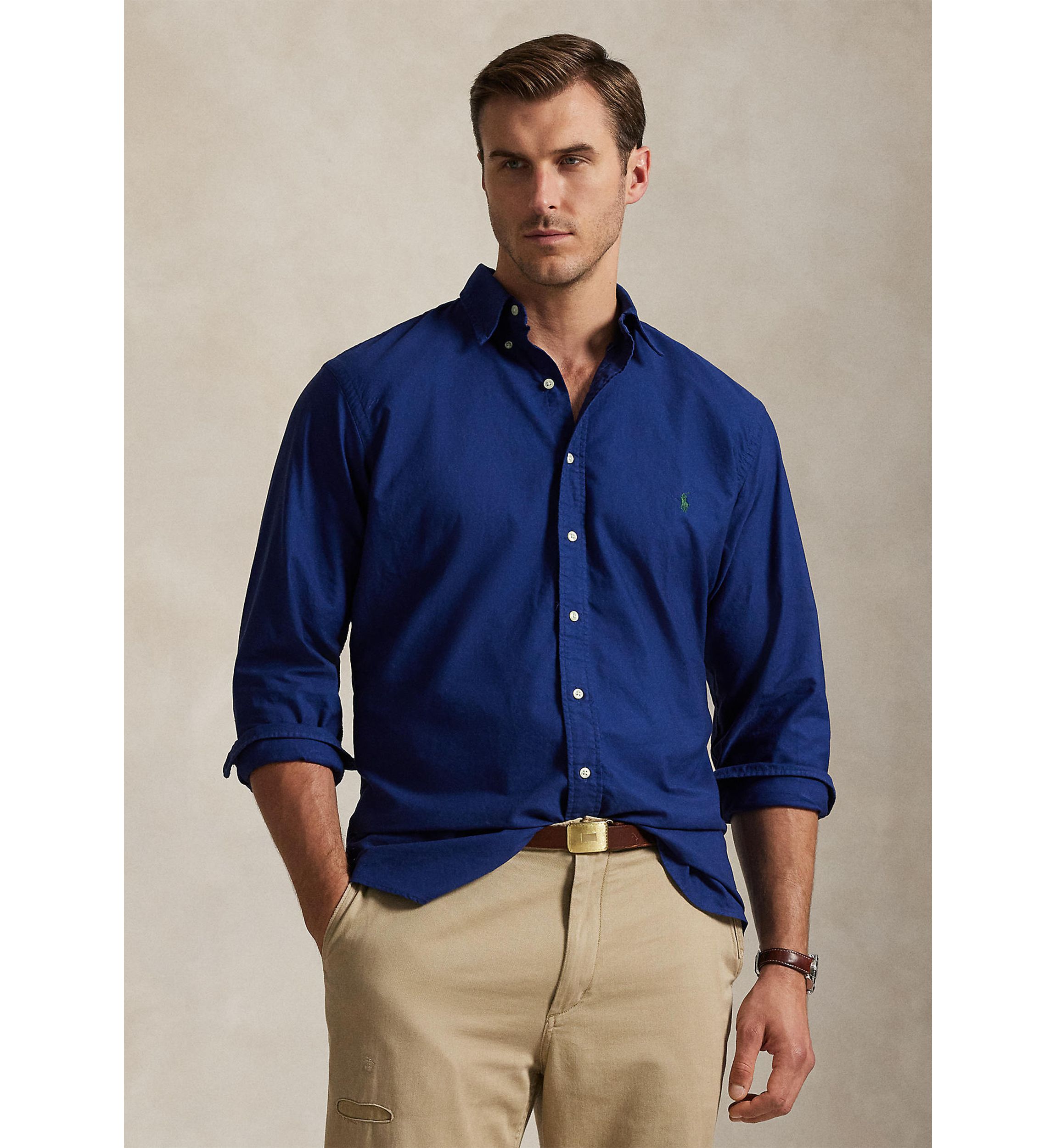 Big & Tall Garment-Dyed Oxford Shirt