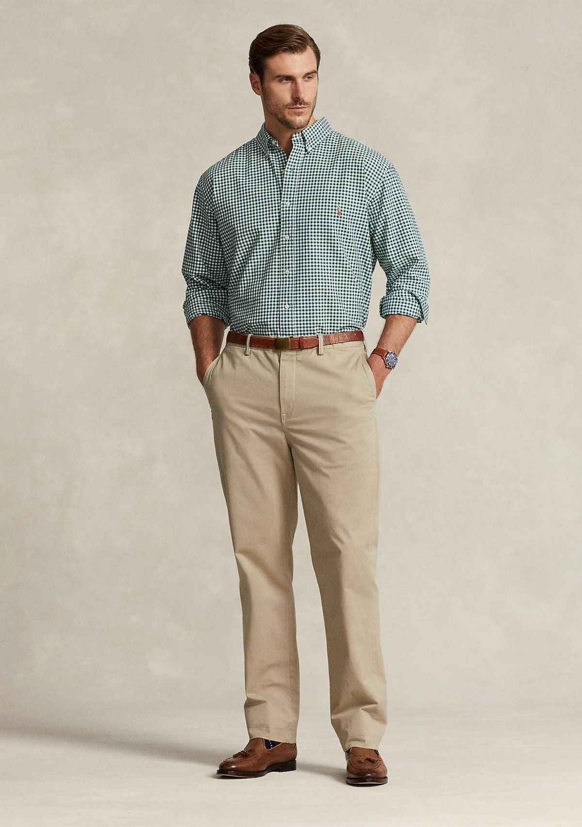 Big & Tall Plaid Oxford Shirt