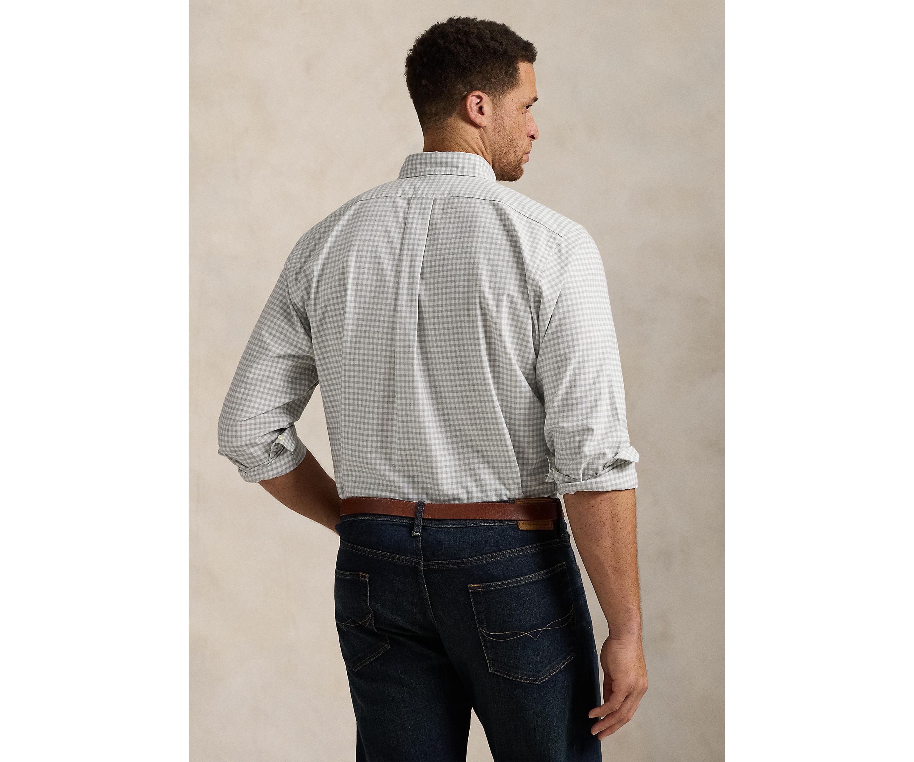 Big & Tall Gingham Oxford Shirt