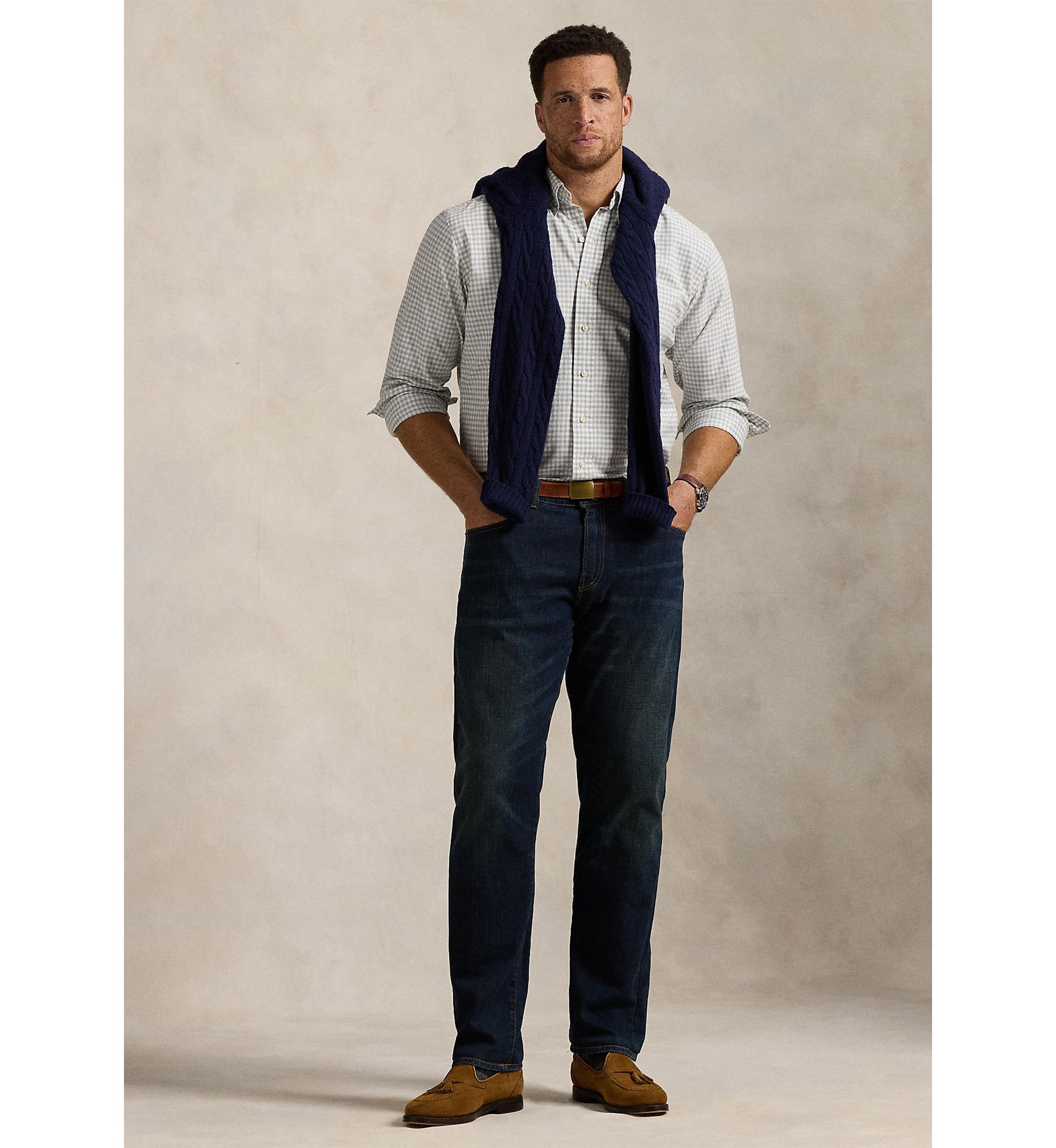 Big & Tall Gingham Oxford Shirt