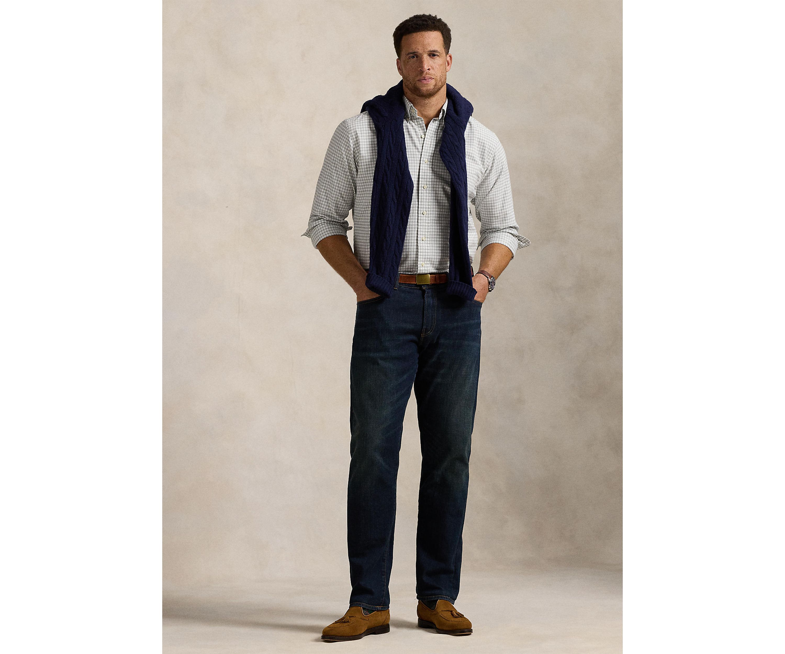 Big & Tall Gingham Oxford Shirt
