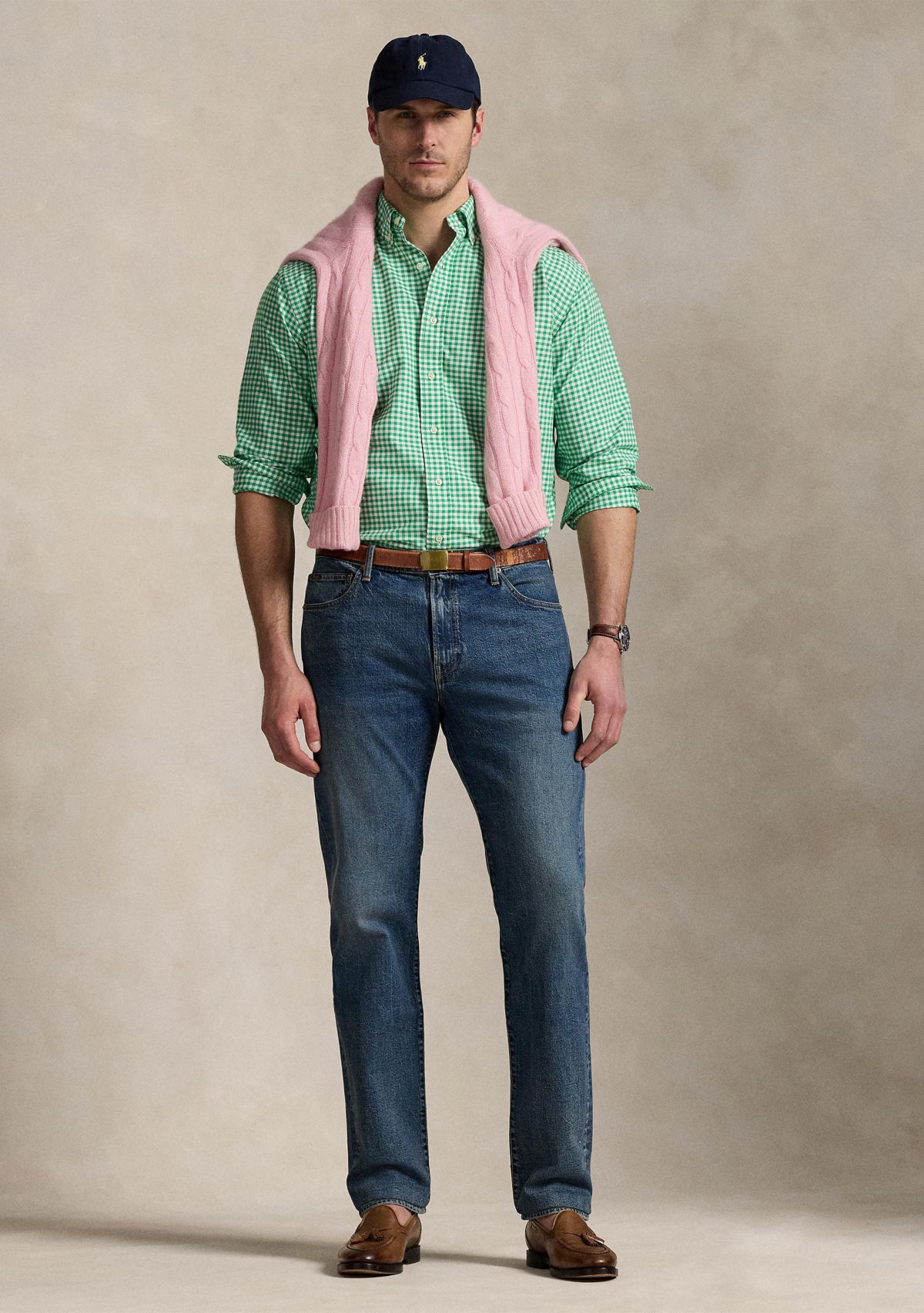 Big & Tall Gingham Oxford Shirt