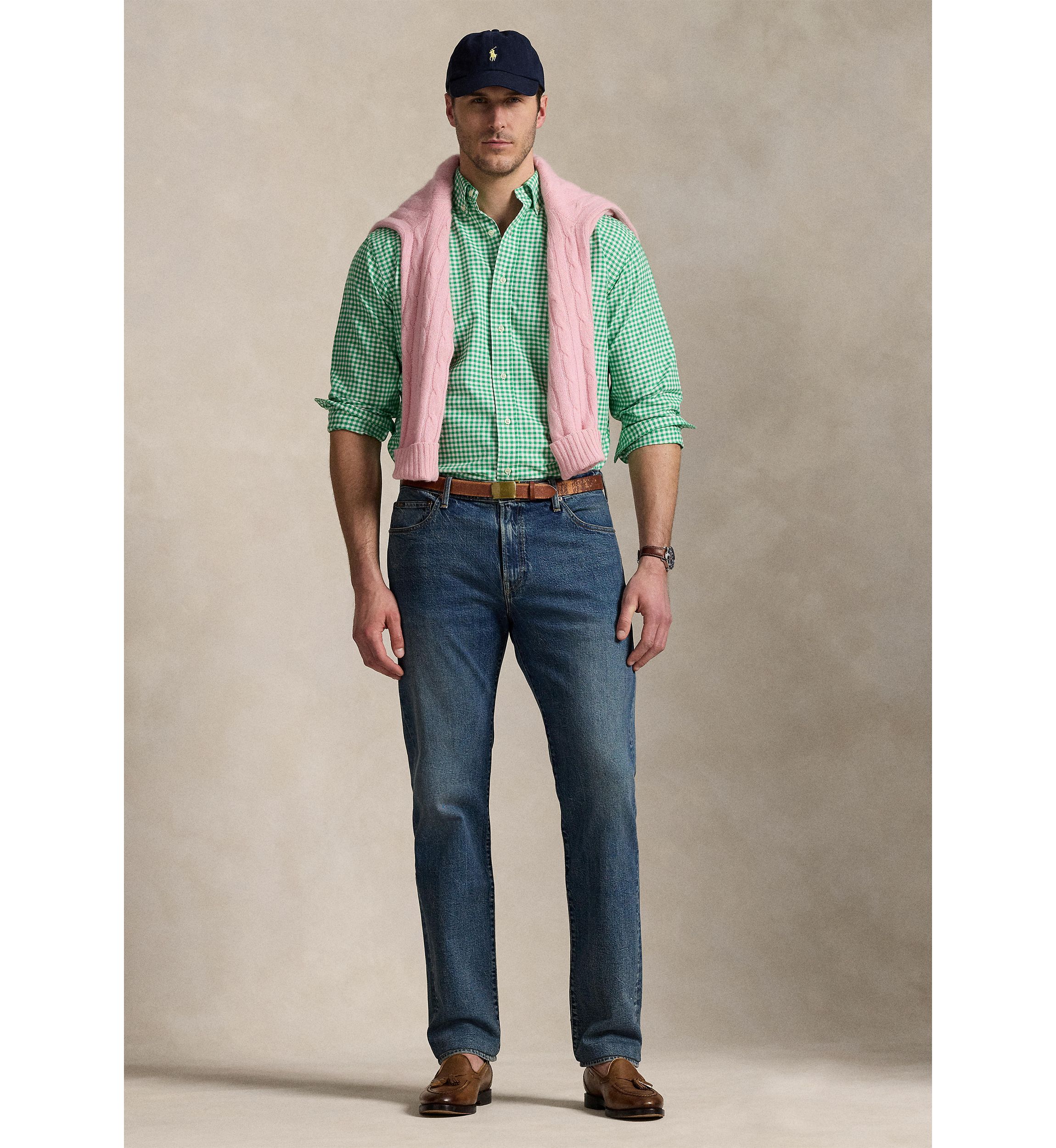 Big & Tall Gingham Oxford Shirt
