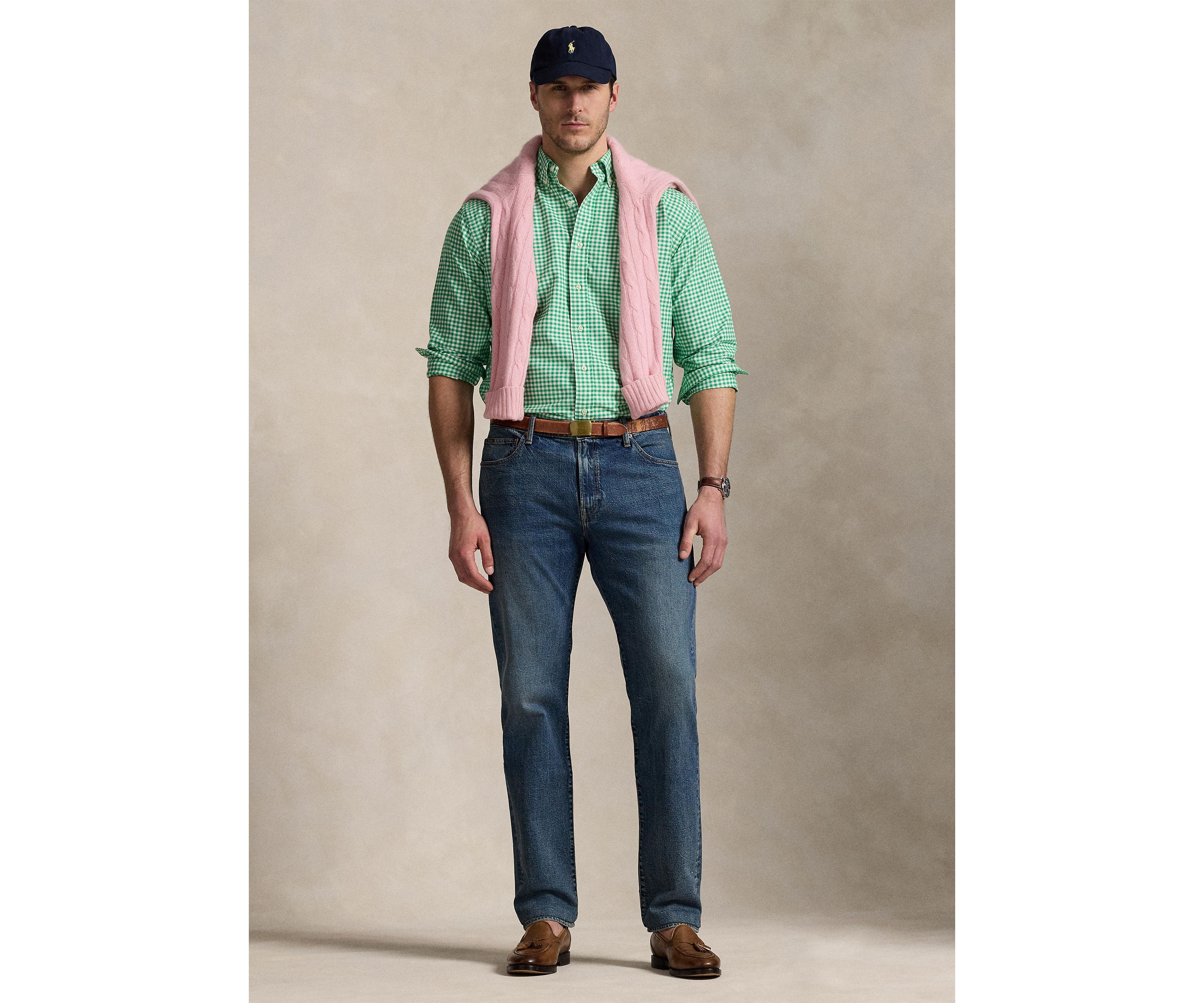 Big & Tall Gingham Oxford Shirt