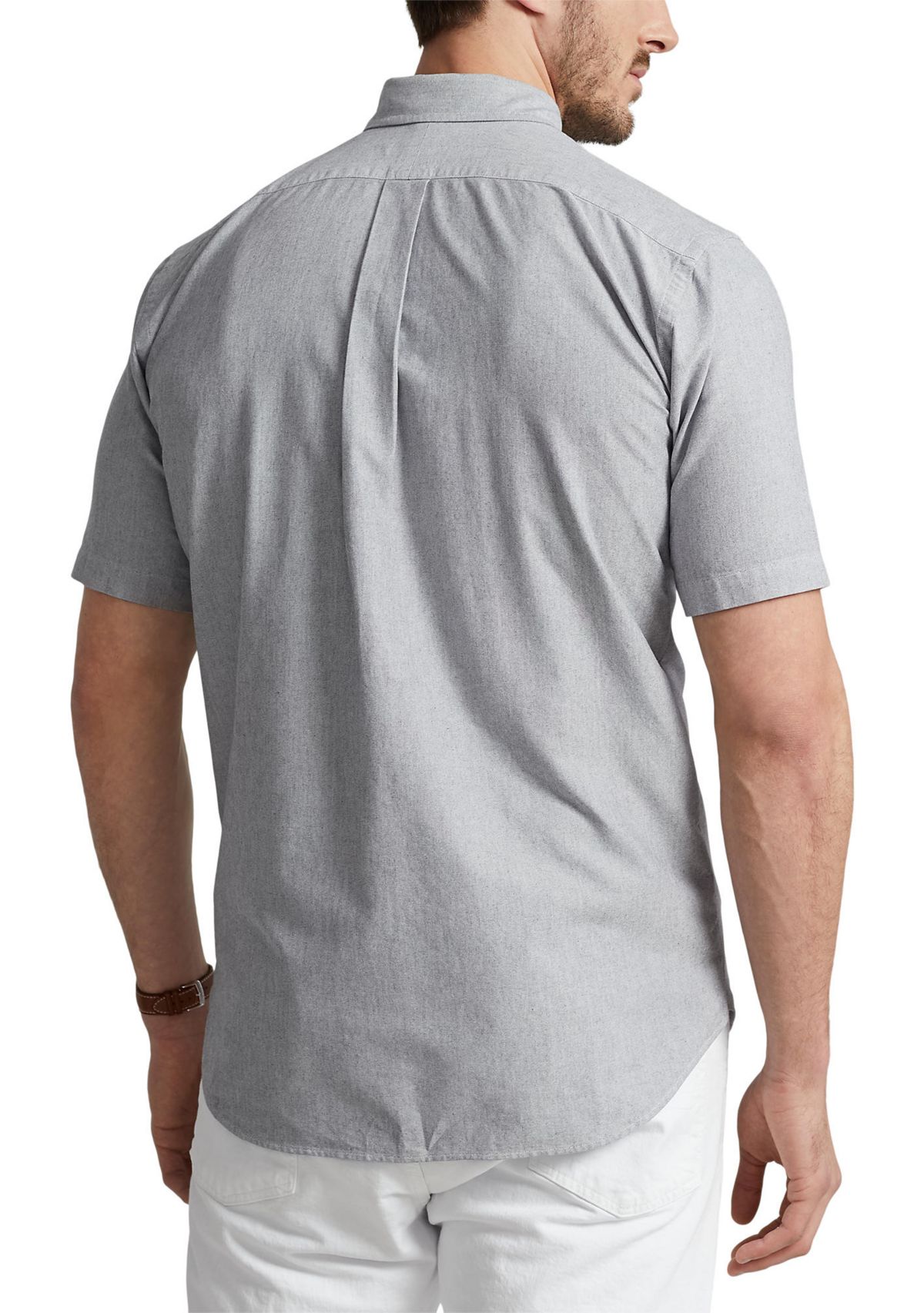 Big & Tall Oxford Short-Sleeve Shirt