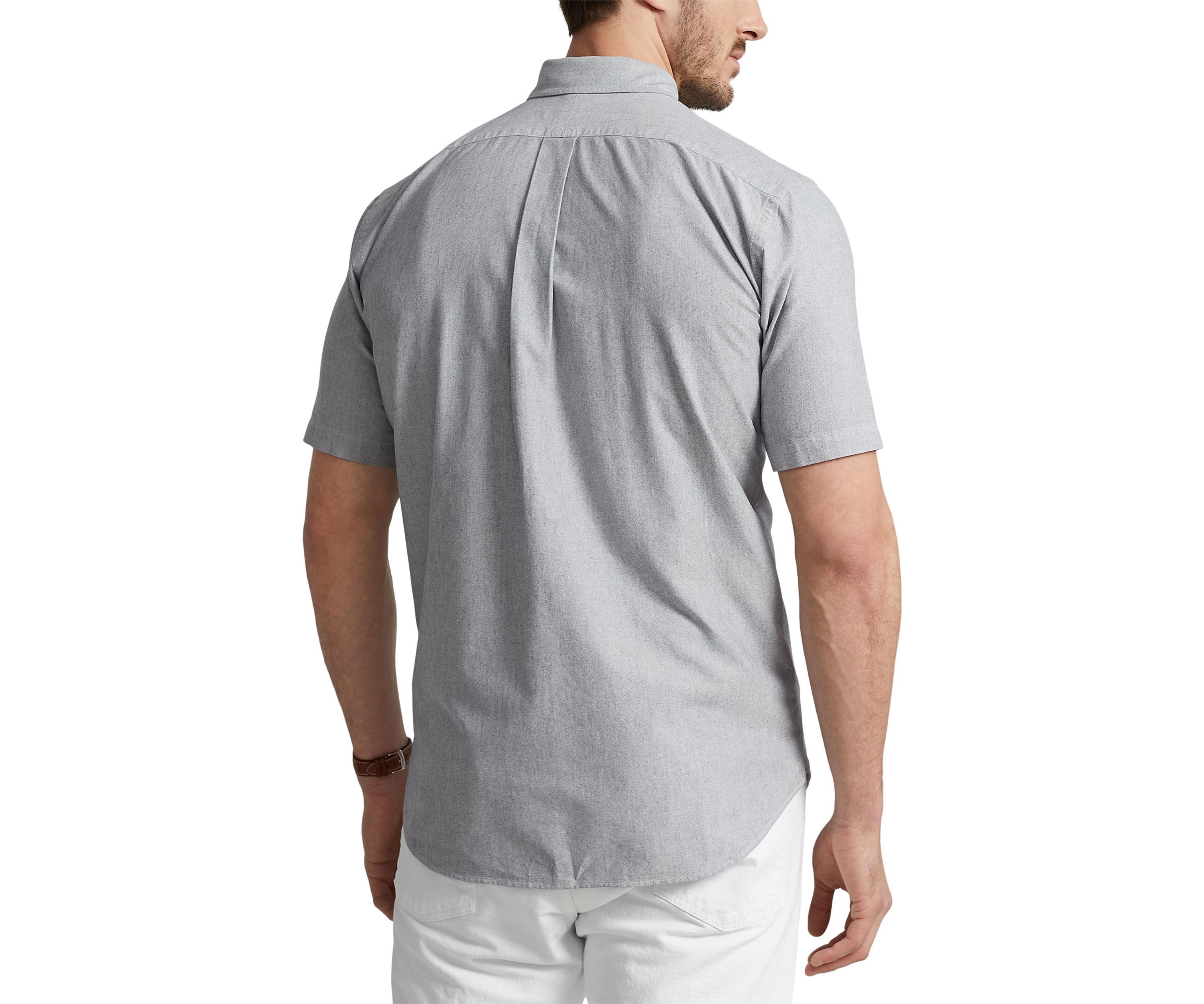 Big & Tall Oxford Short-Sleeve Shirt