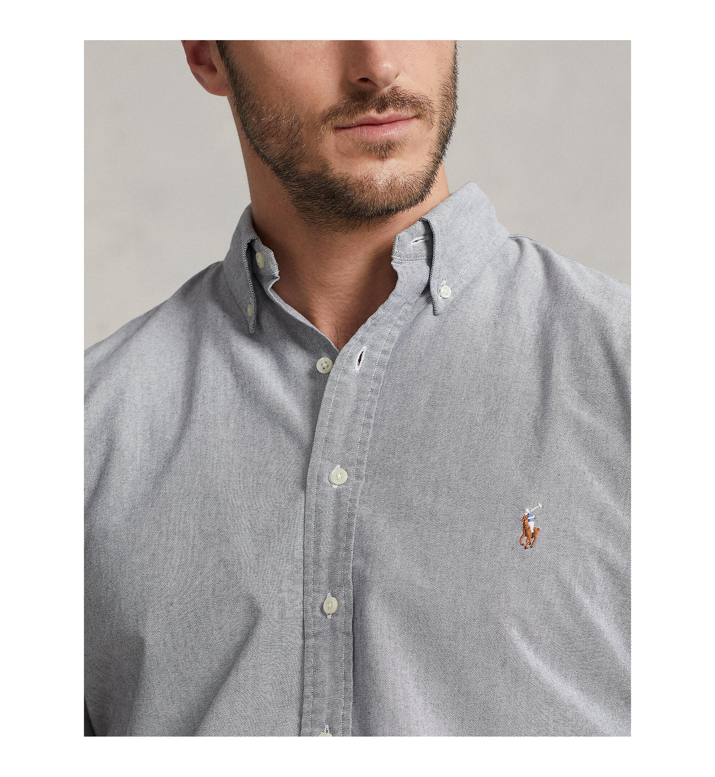Big & Tall Oxford Short-Sleeve Shirt
