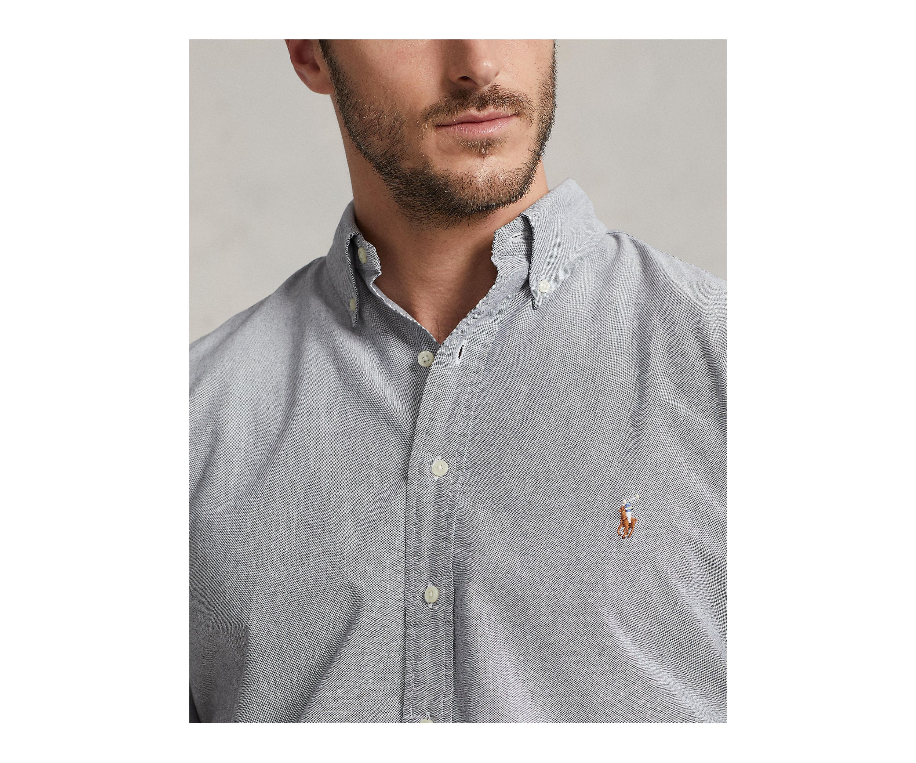 Big & Tall Oxford Short-Sleeve Shirt