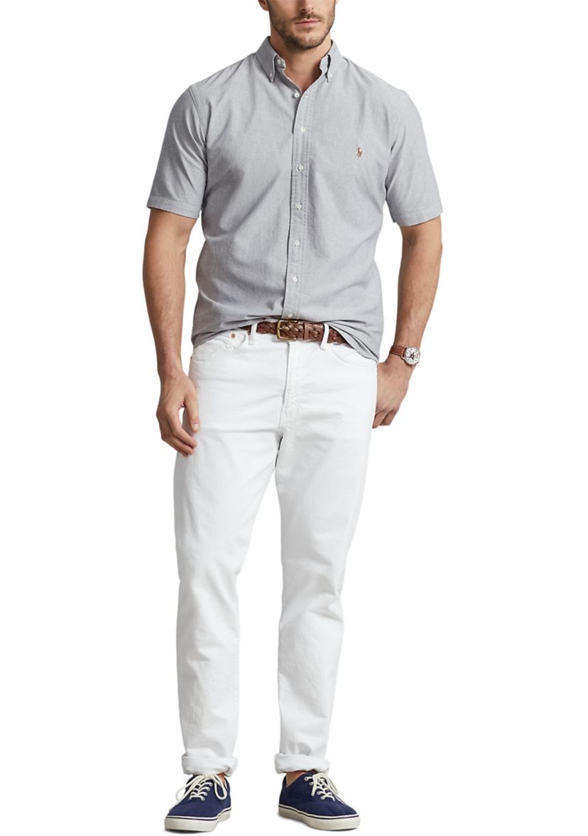 Big & Tall Oxford Short-Sleeve Shirt