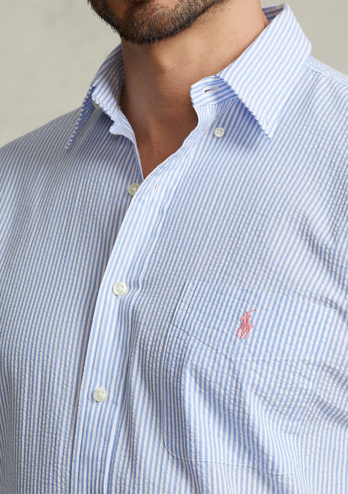 Big & Tall Seersucker Shirt