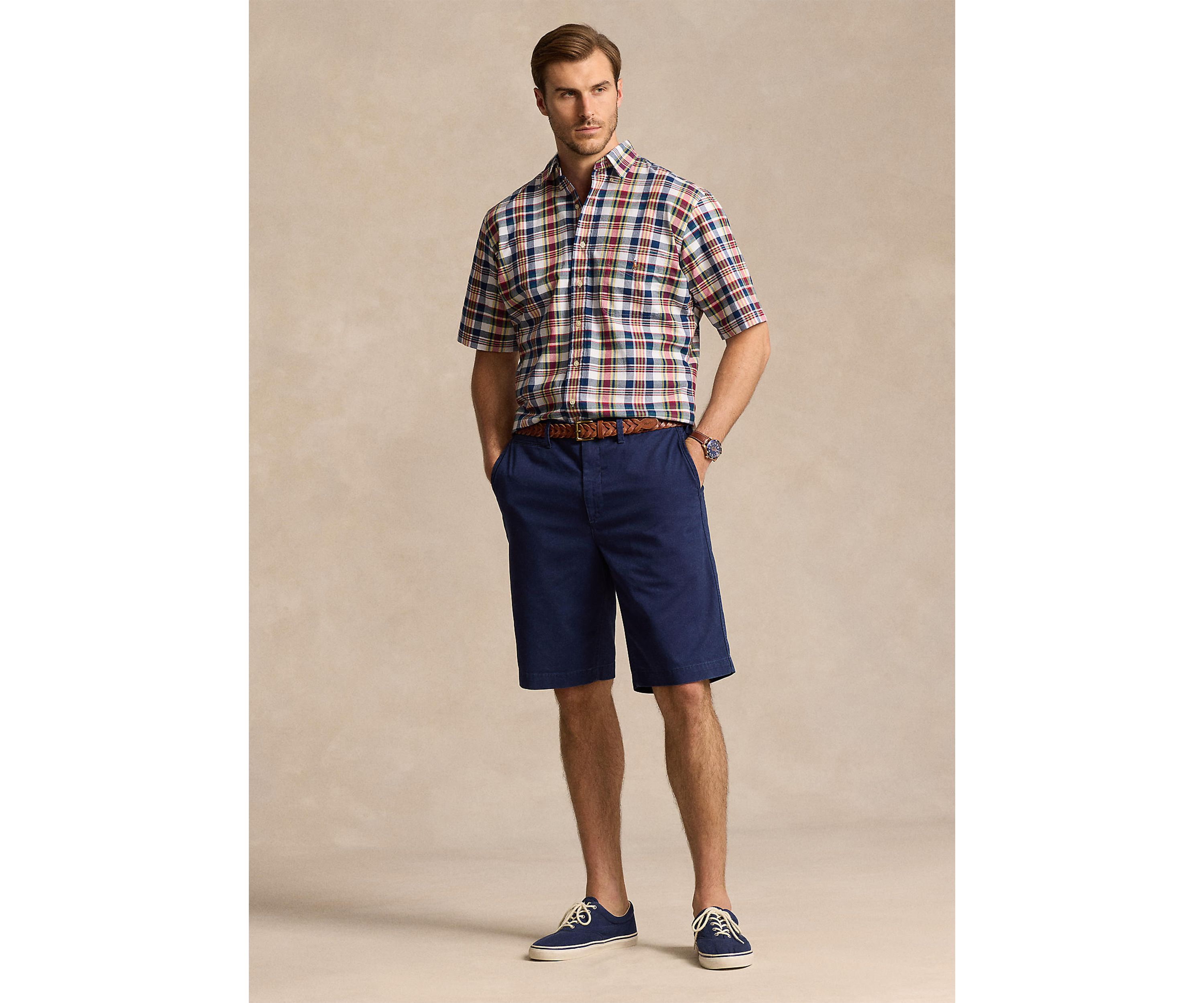 Big & Tall Classic Fit Twill Shorts