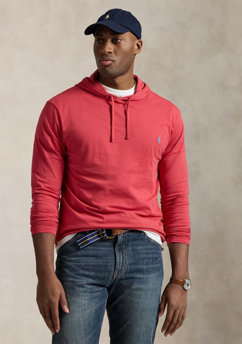 Big & Tall Jersey Hooded T-Shirt