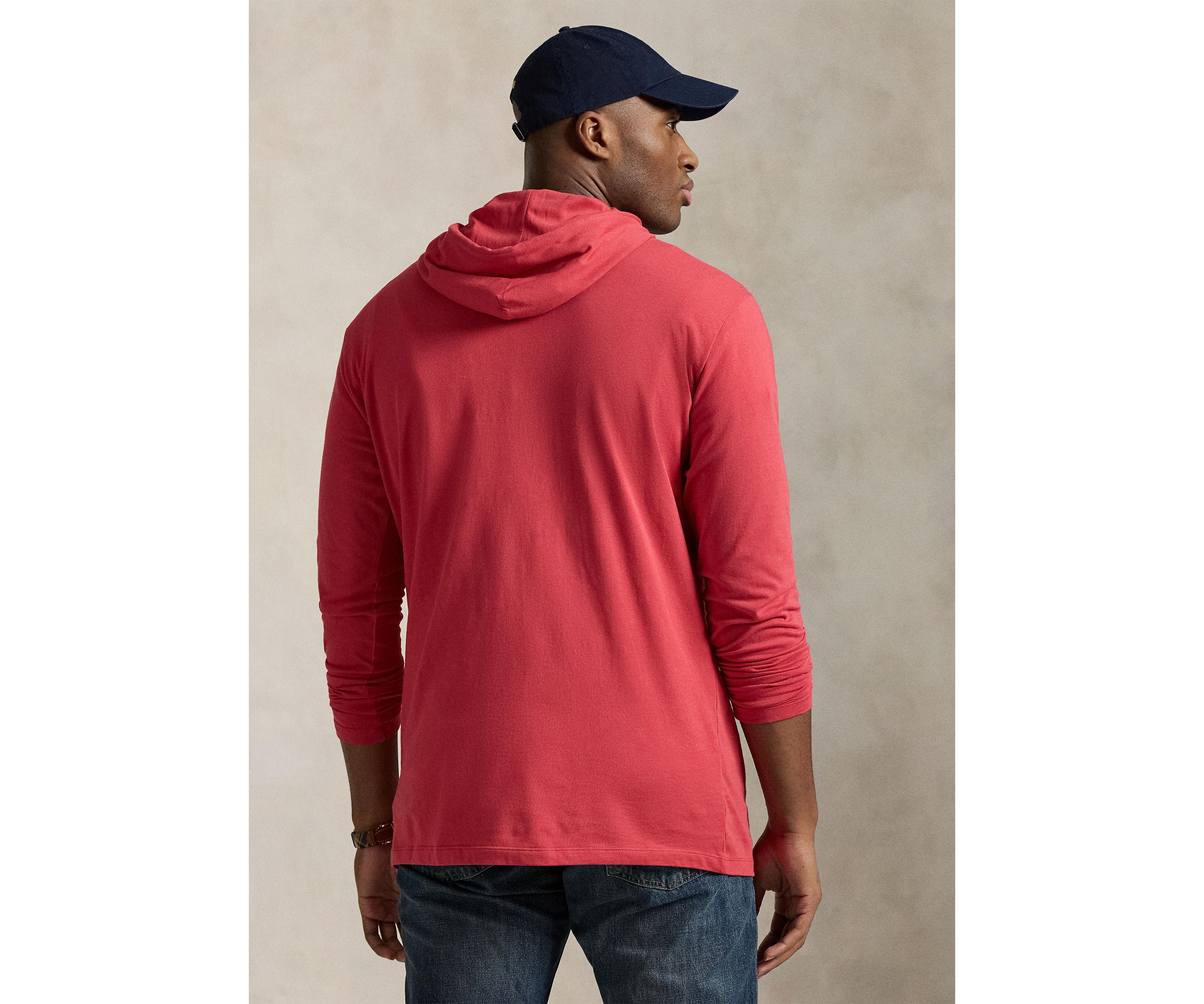 Big & Tall Jersey Hooded T-Shirt