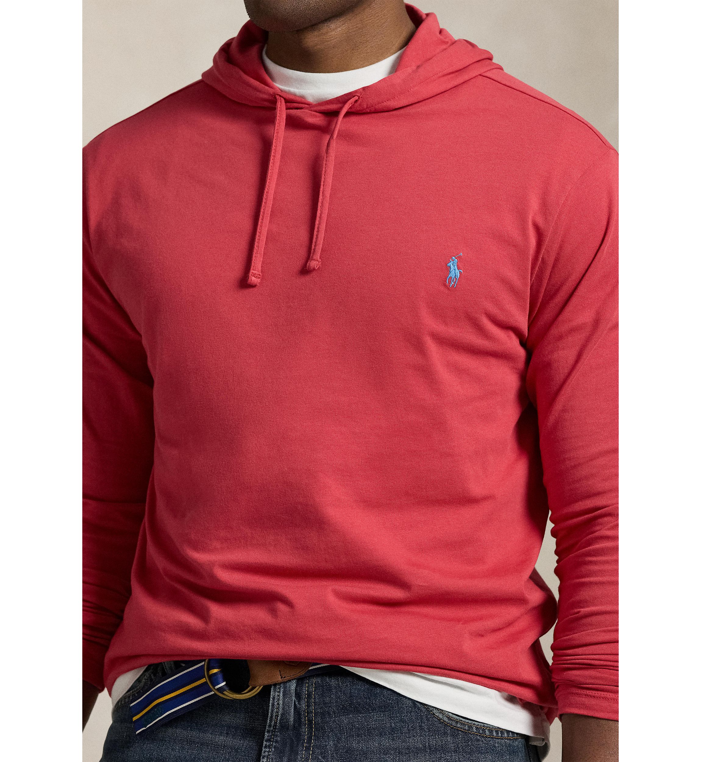 Big & Tall Jersey Hooded T-Shirt