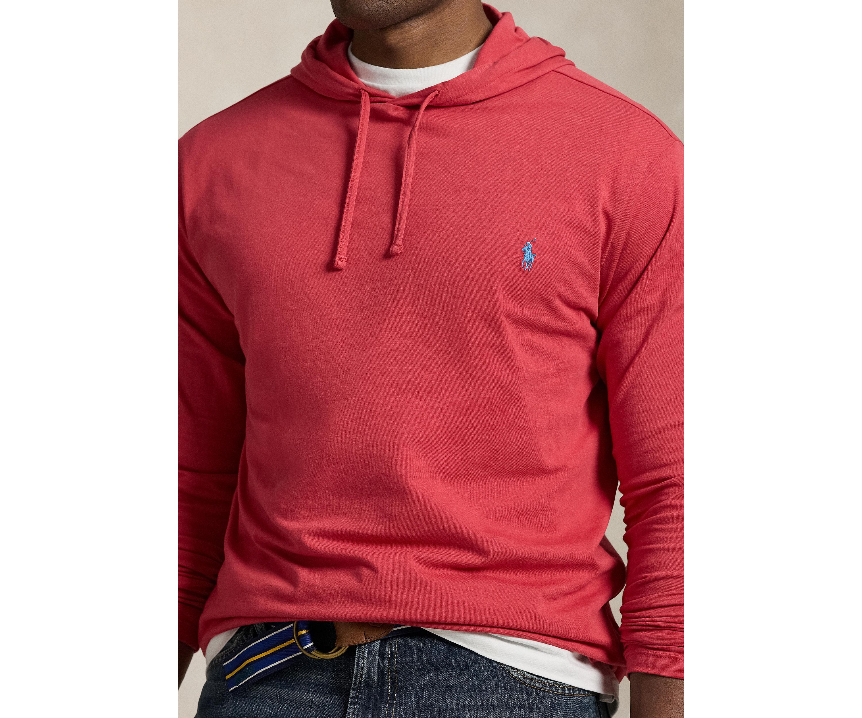 Big & Tall Jersey Hooded T-Shirt