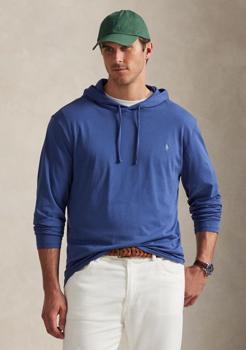 Big & Tall Jersey Hooded T-Shirt