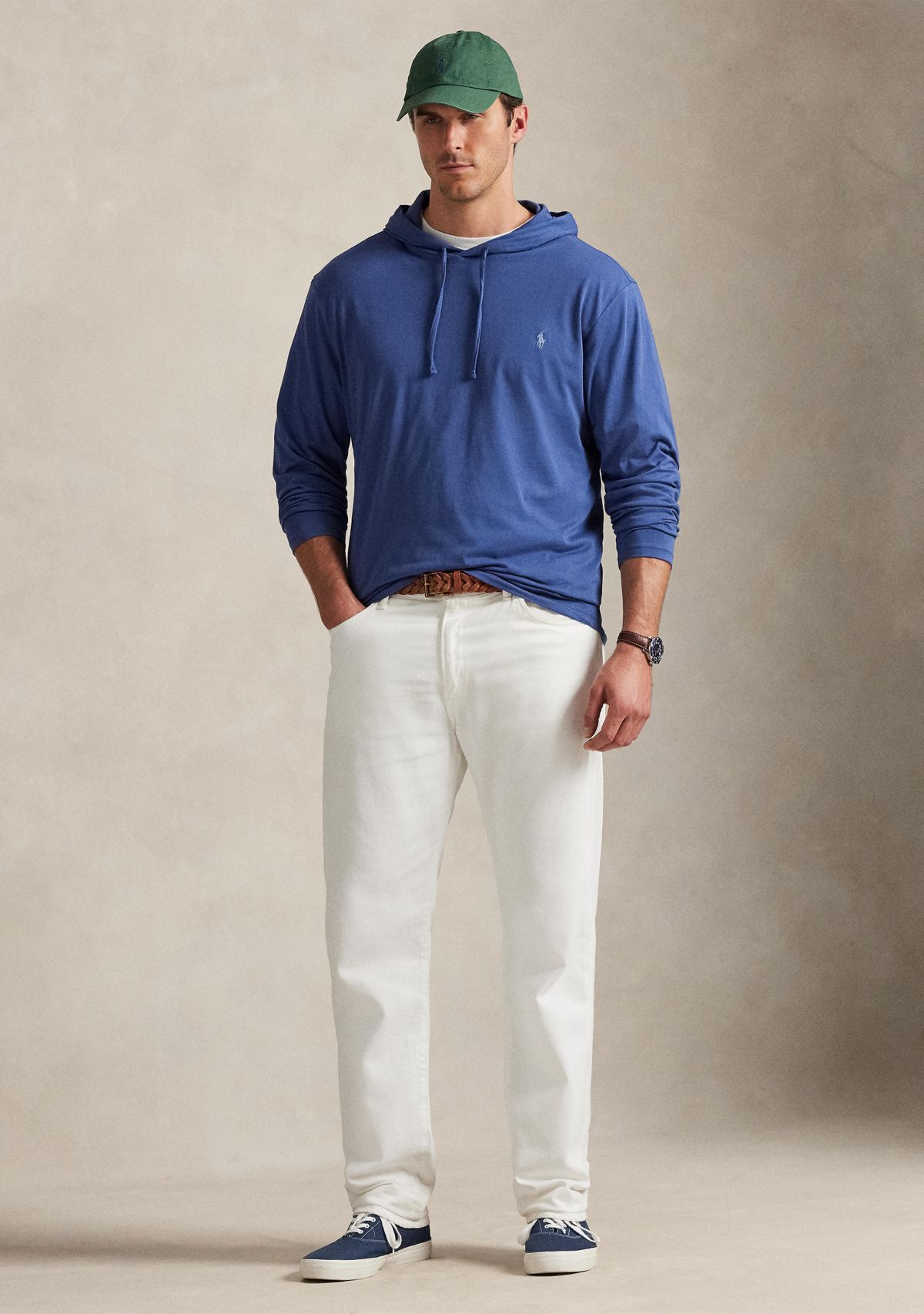 Big & Tall Jersey Hooded T-Shirt