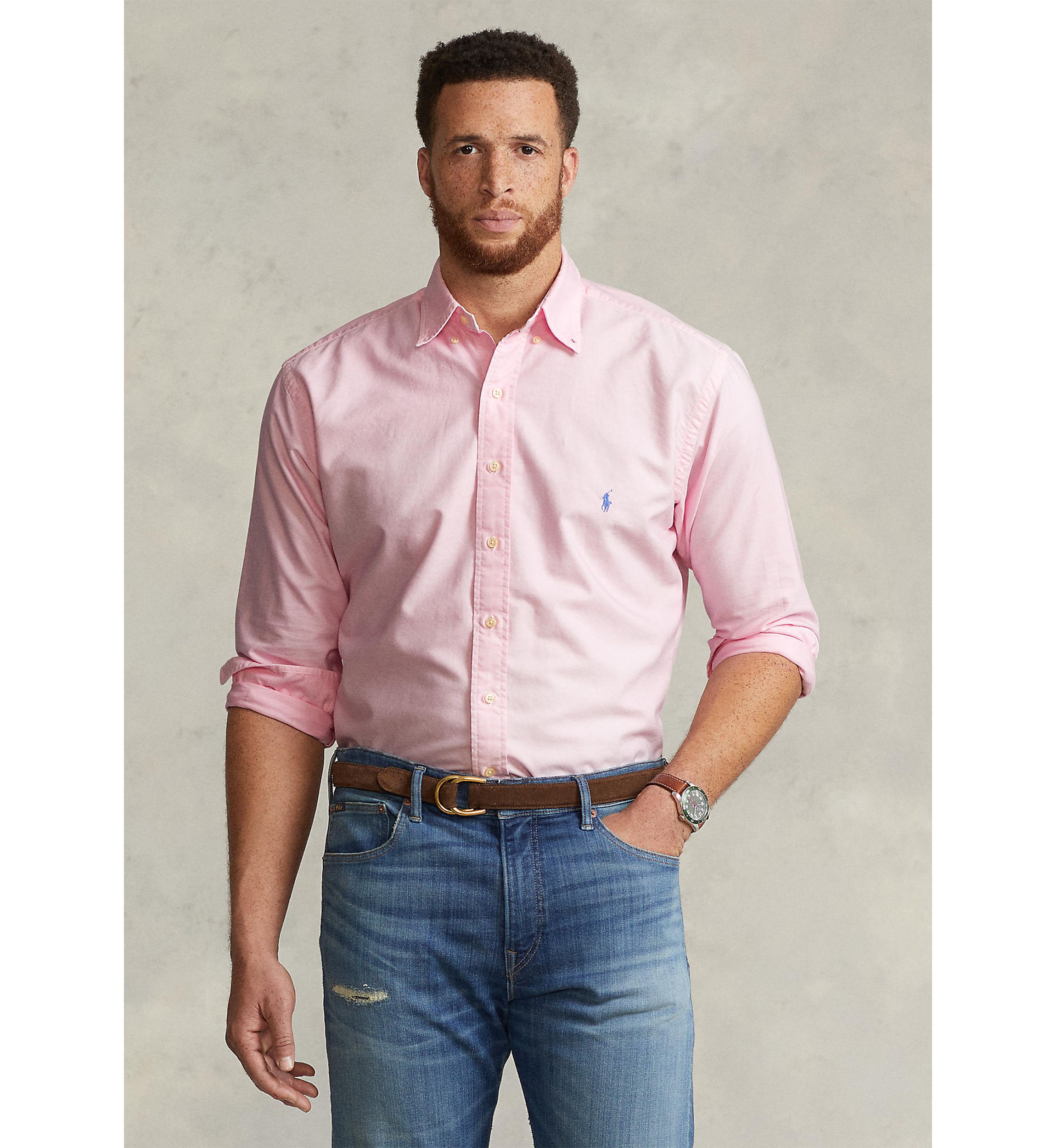 Big & Tall Garment-Dyed Oxford Shirt