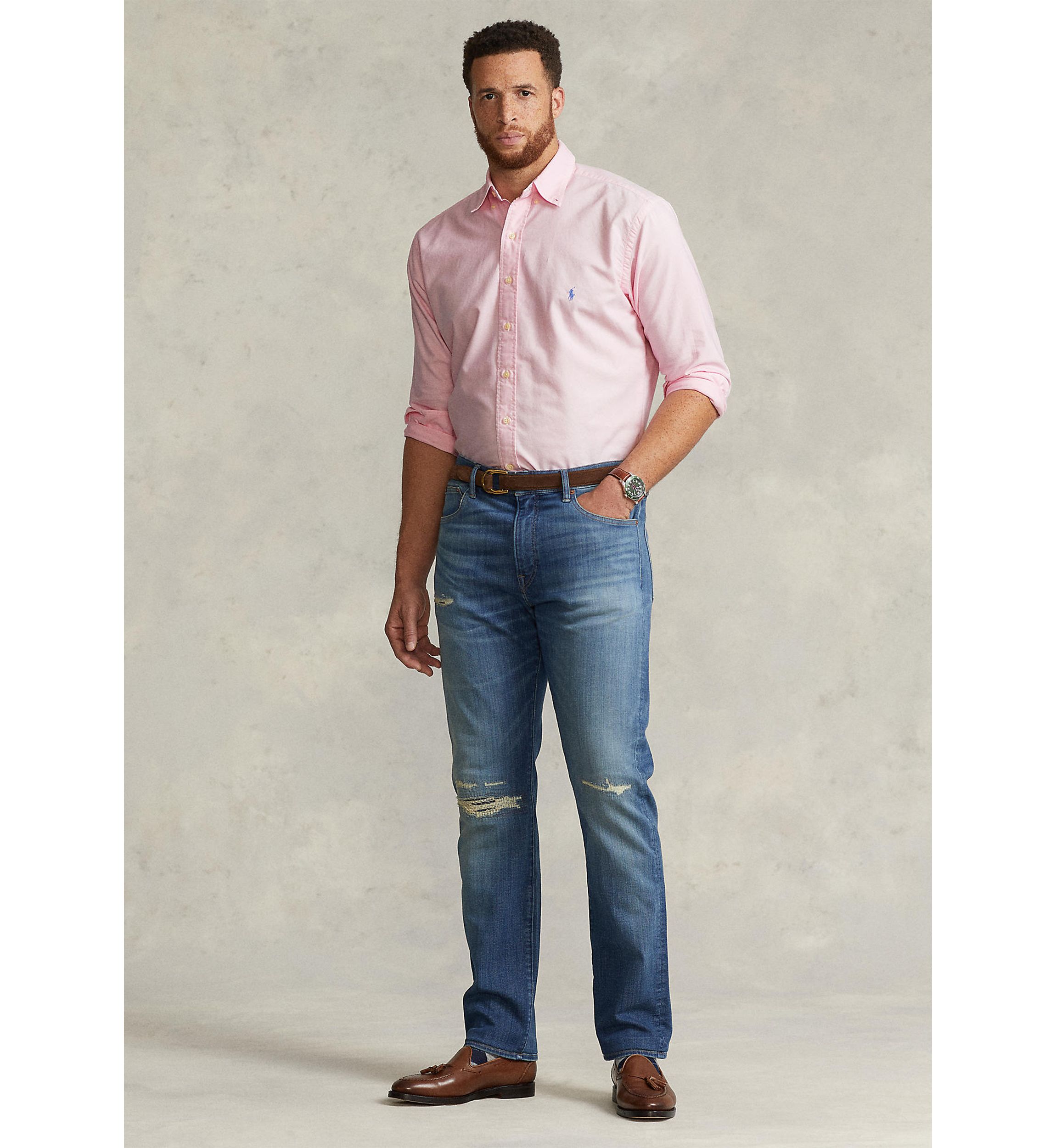 Big & Tall Garment-Dyed Oxford Shirt